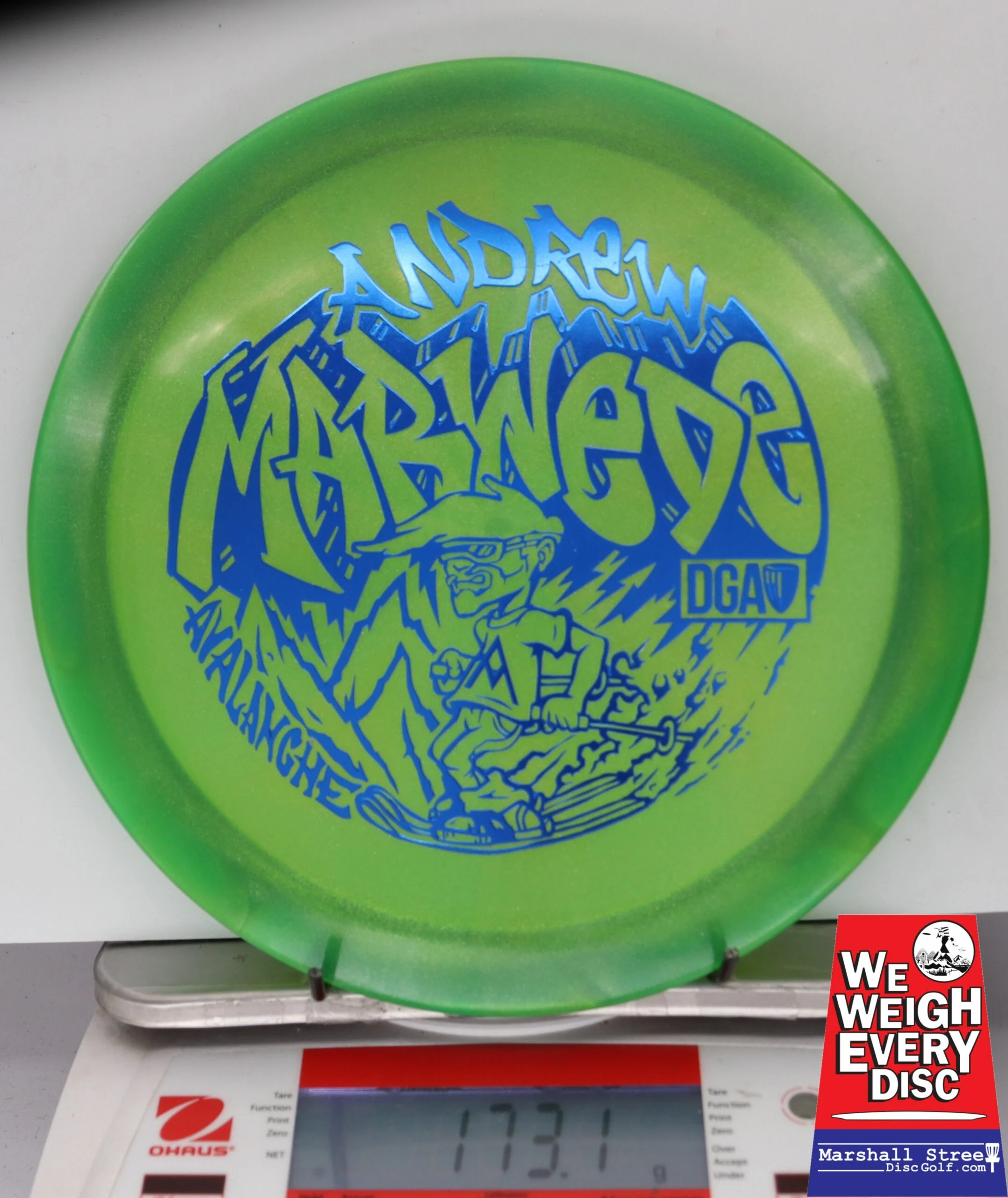 178615 Tour Series Avalanche, Andrew Marwede '24 - #12 Green, 173
