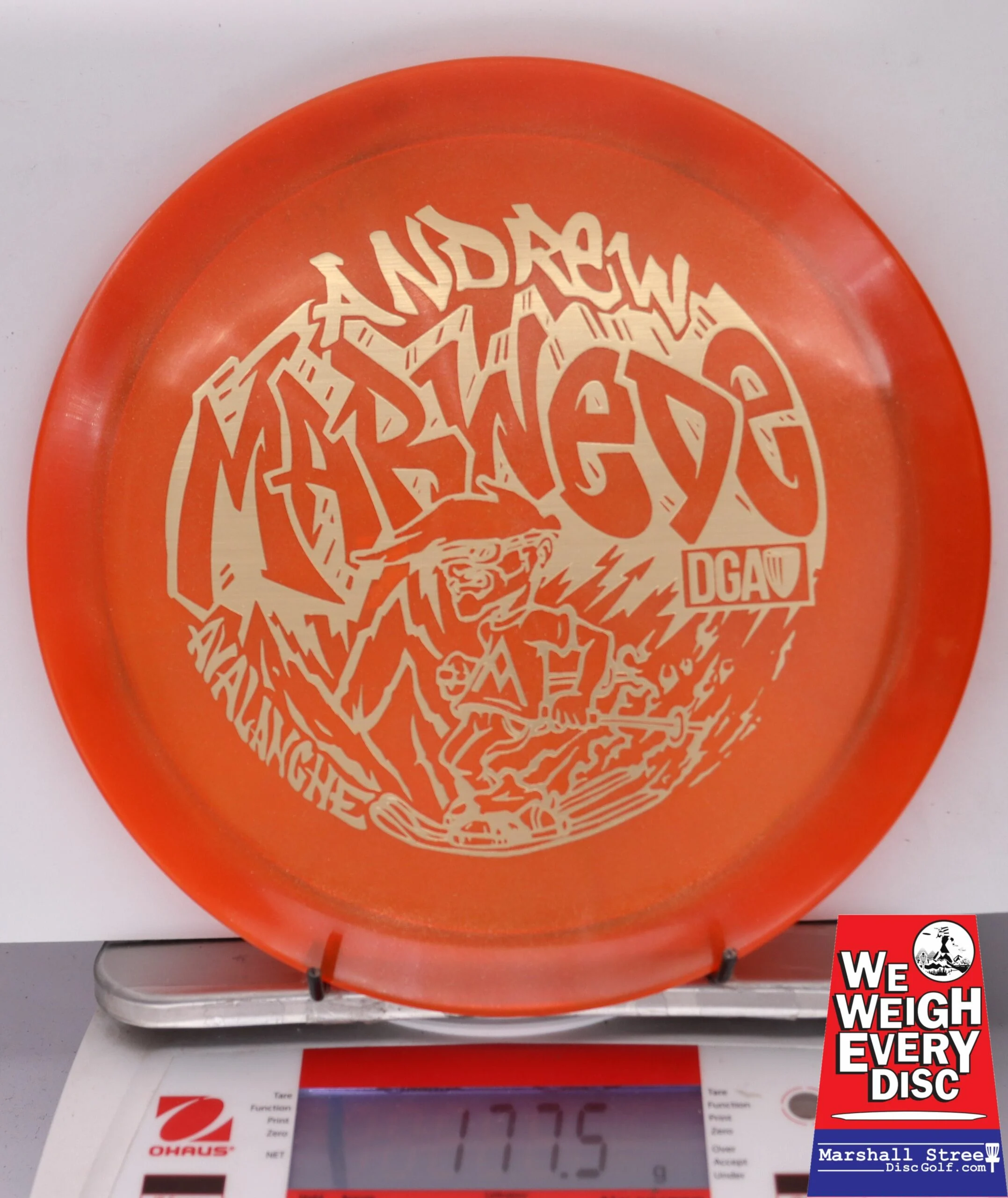 178619 Tour Series Avalanche, Andrew Marwede '24 - #16 Orange, 178
