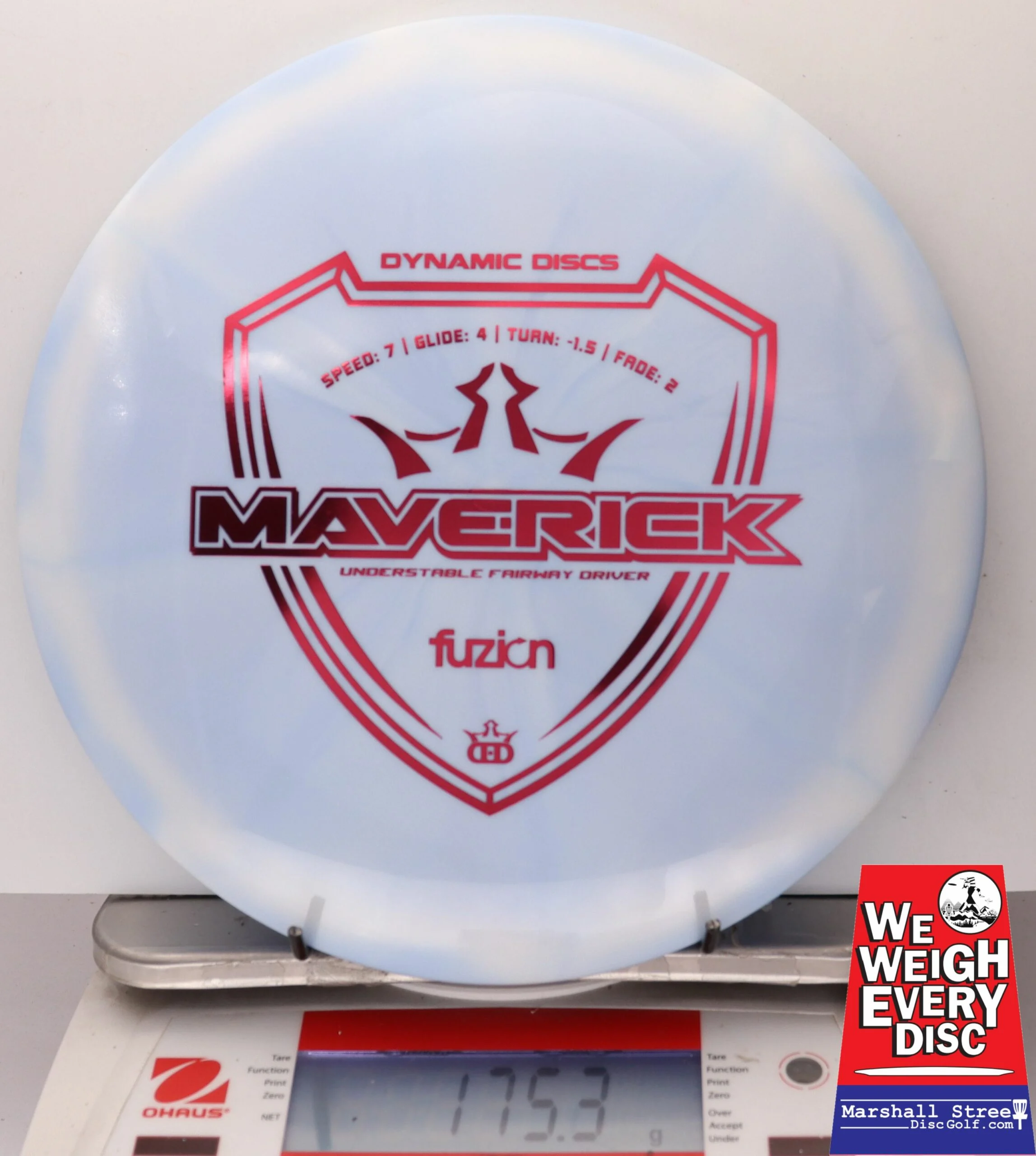183704 Fuzion Burst Maverick - #40 BarelyBlue, 175