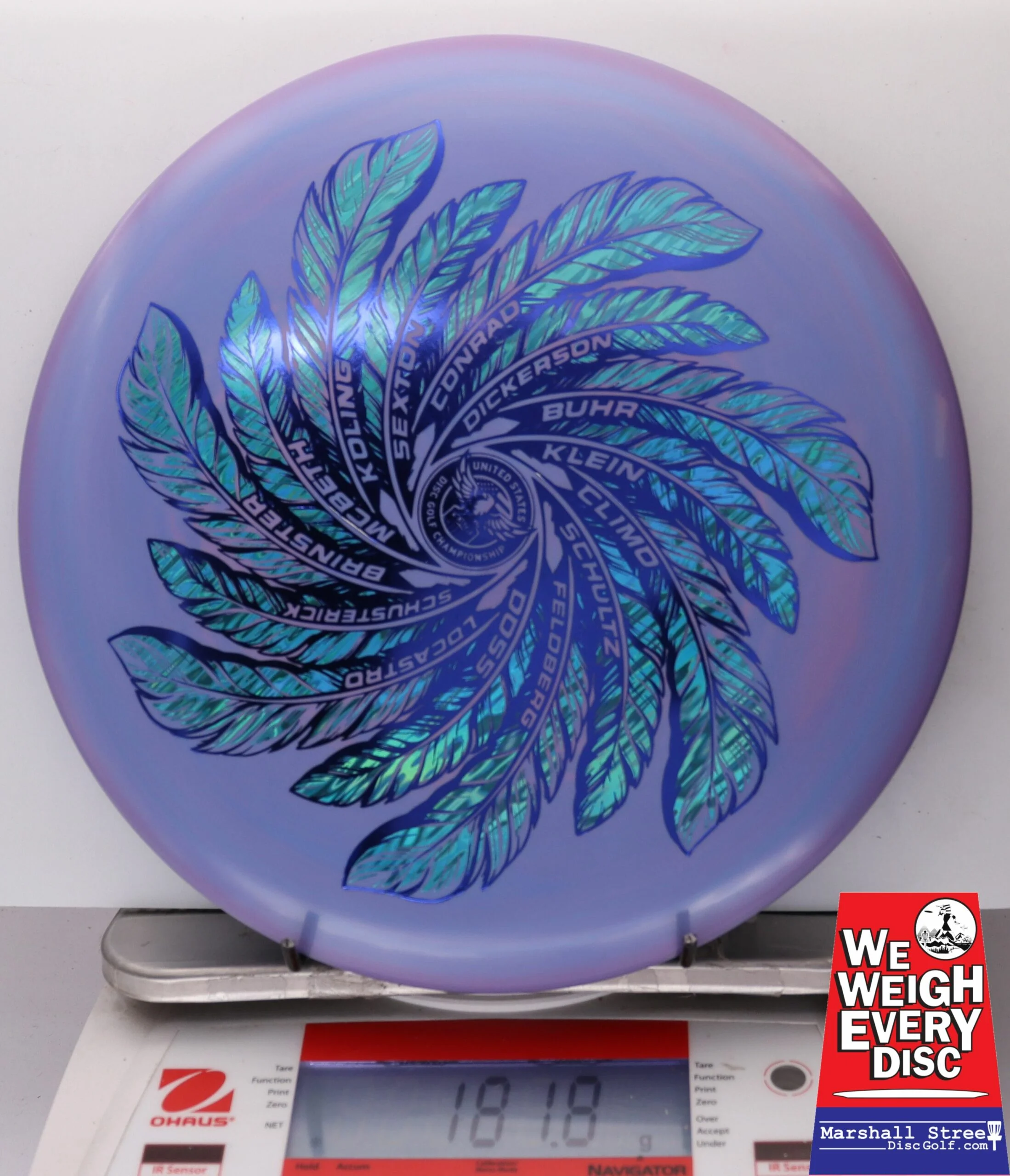 184572 Swirly Star Roc, 2024 USDGC Pantheon Plume - #15 Blurple, 182