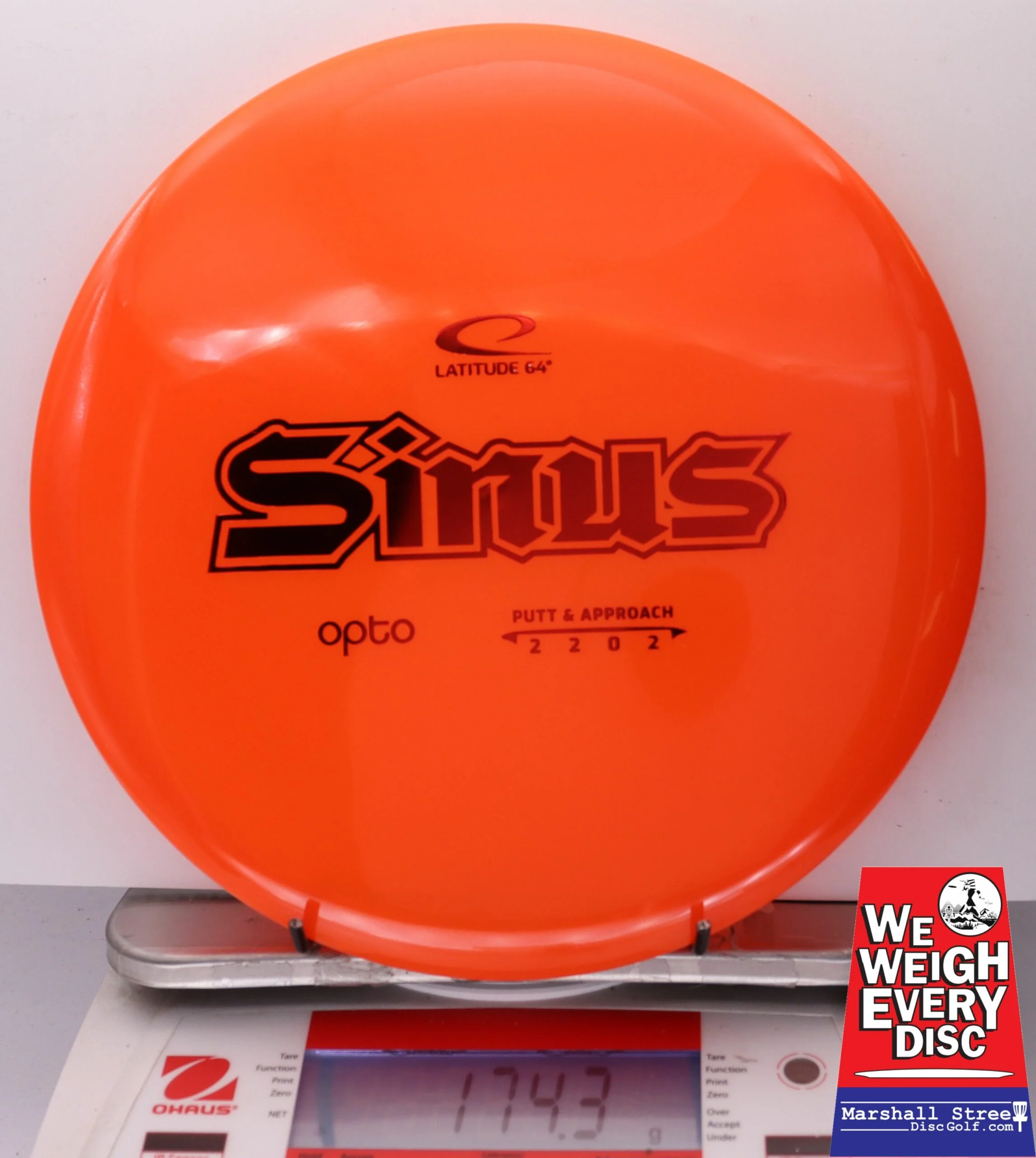 186317 Opto Sinus, Retooled - #09 Orange, 174