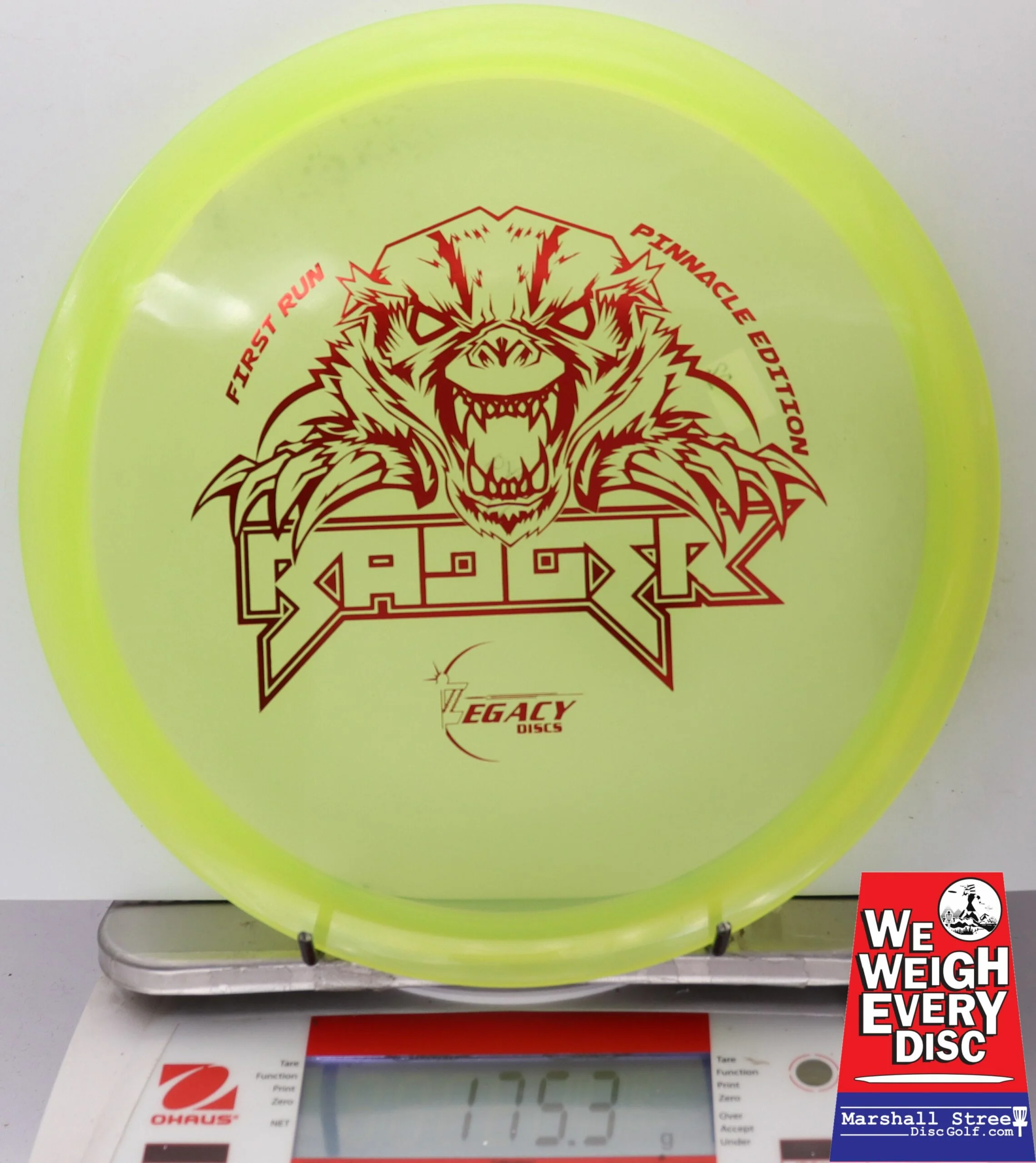 187497 Pinnacle Badger, 1st Run - #02 Yellow, 175