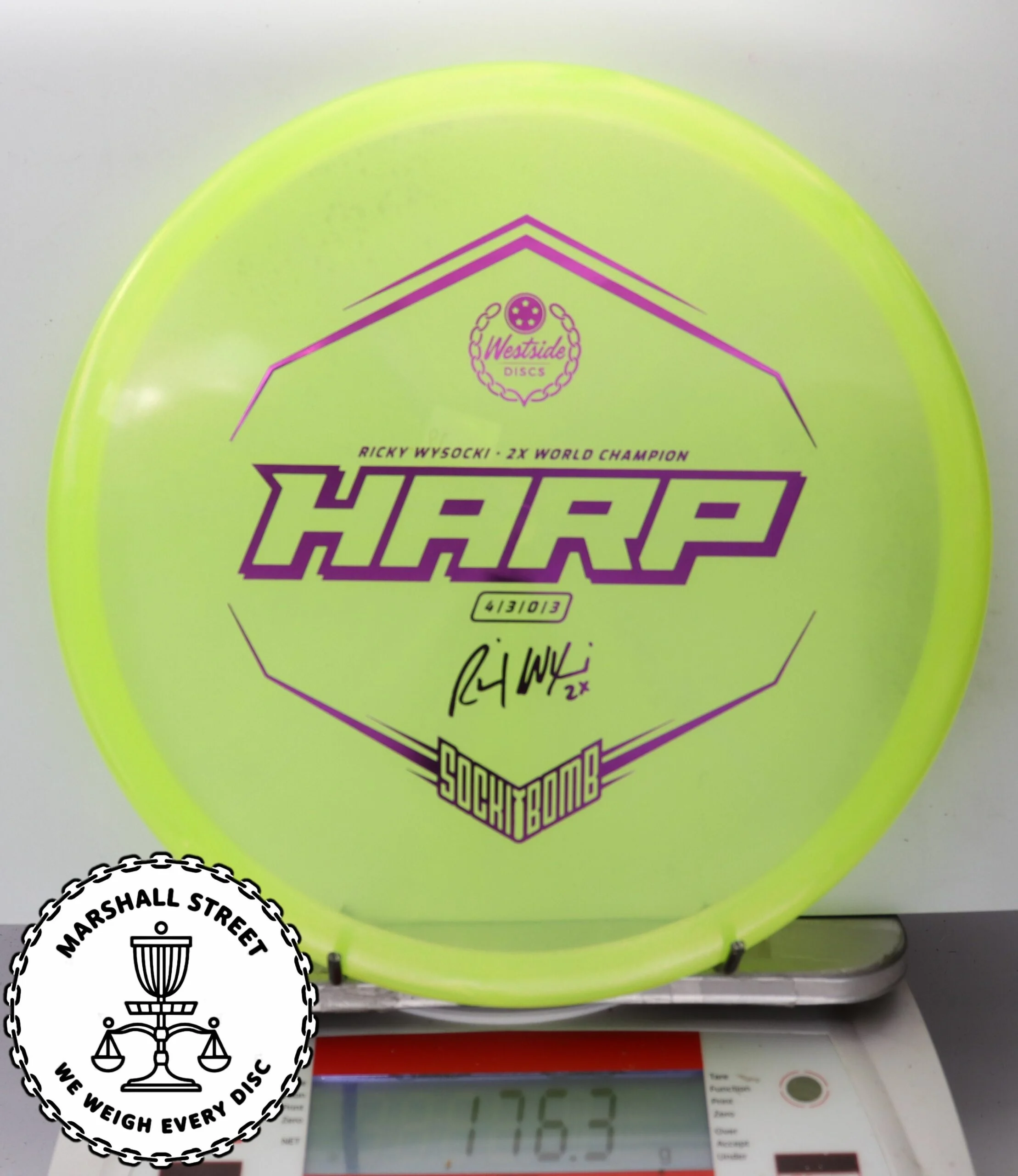 193498 VIP Ice Glimmer Harp, Ricky Wysocki - #19 NYellow, 176