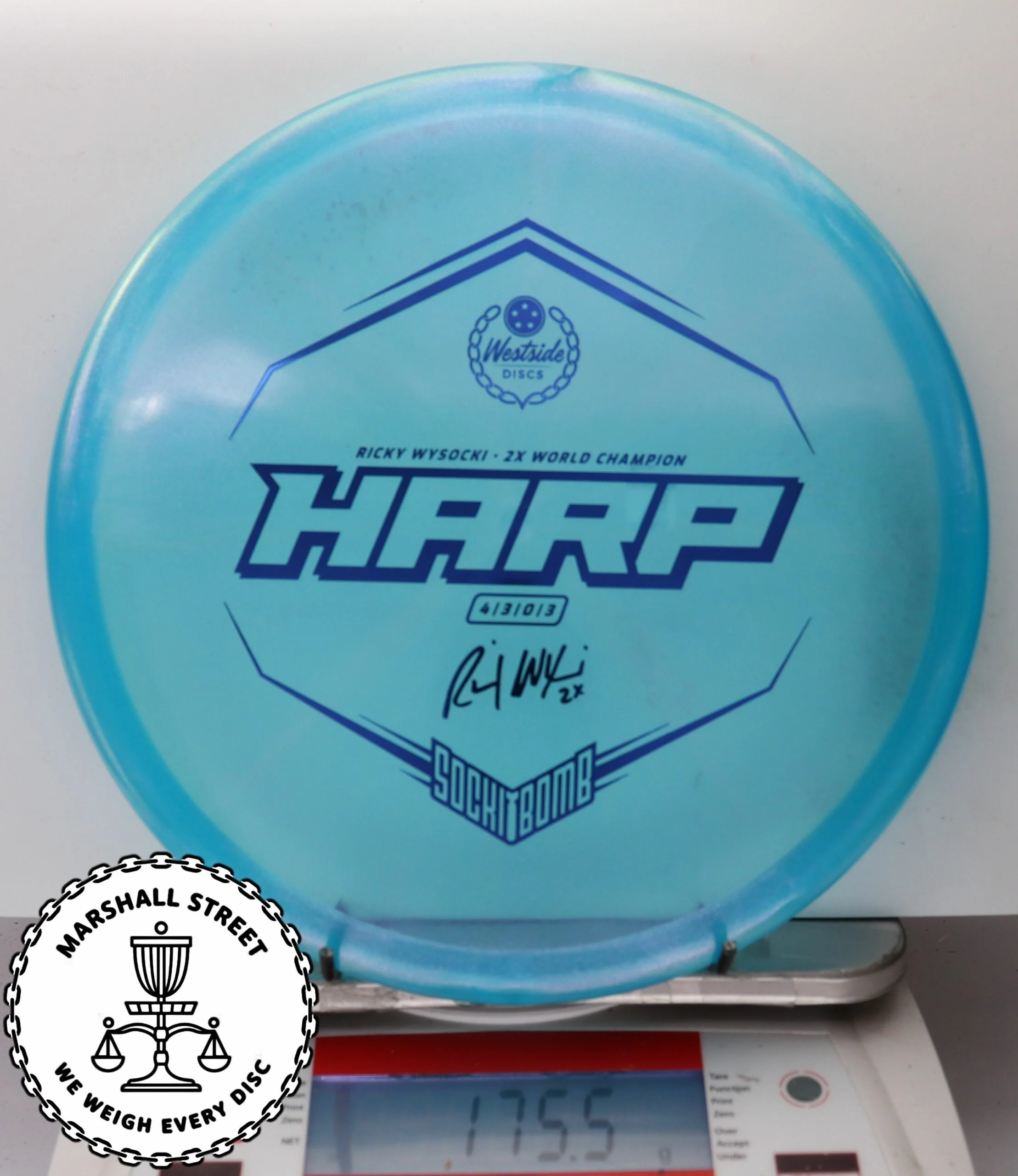193500 VIP Ice Glimmer Harp, Ricky Wysocki - #21 Blue, 176