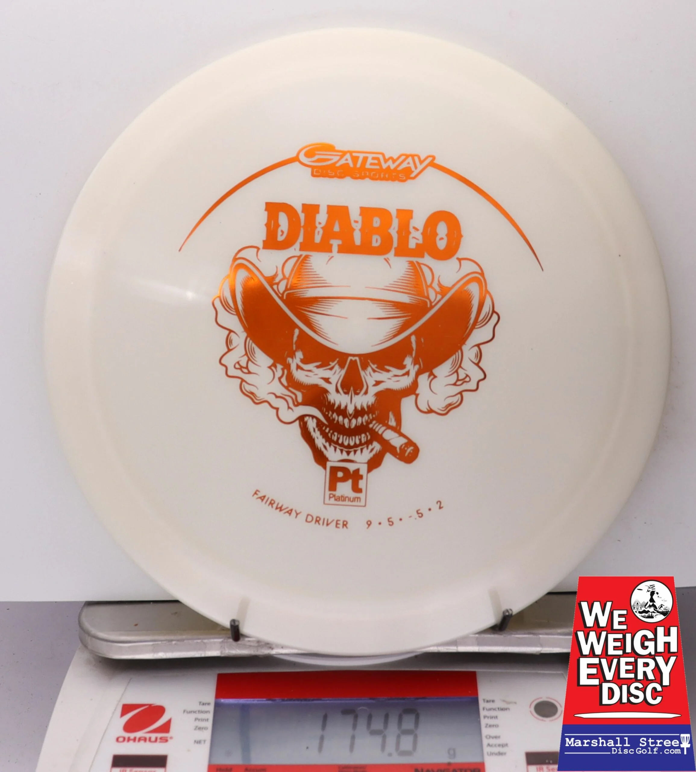 193956 Platinum Diablo - #13 White, 175