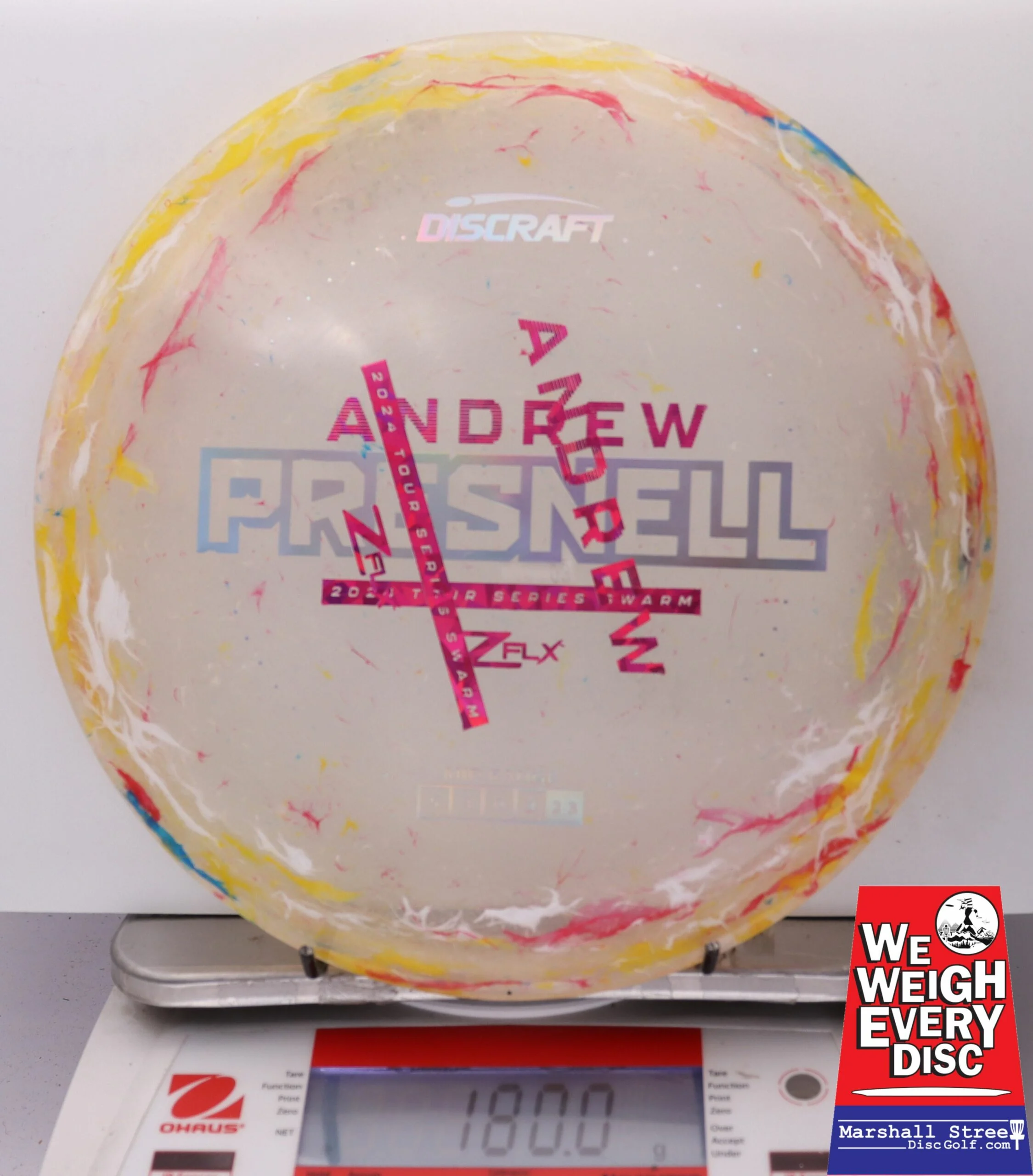 195572 X-Out Z FLX Jawbreaker Swarm, Andrew Presnell 2024 Tour Series - #03 YelloPnkWht, 180