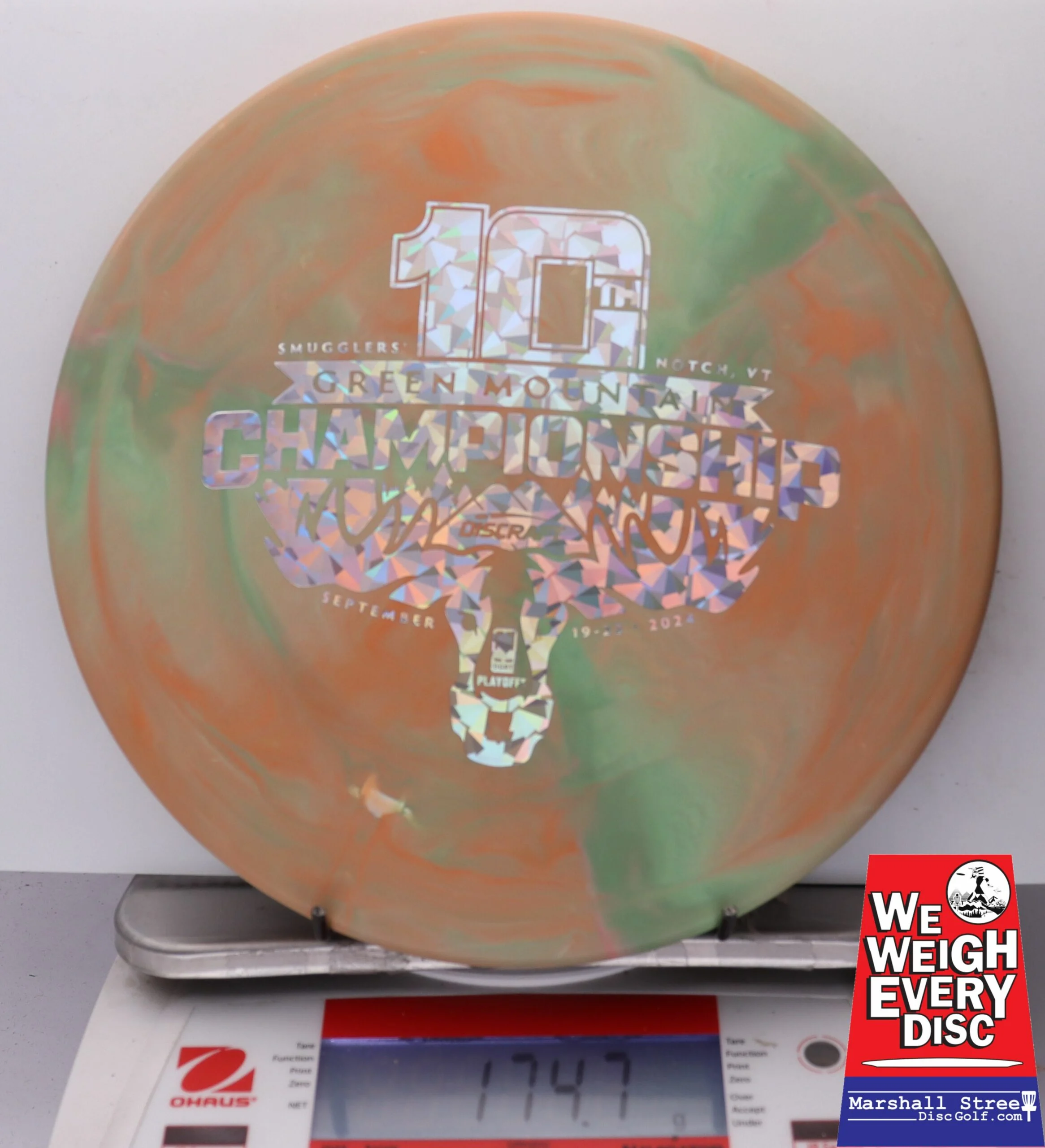 195962 Jawbreaker Swirl Zone OS, 2024 GMC - #09 OrangeGreen, 175
