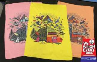 Pyramids Explosion Waffle Towel with Clip