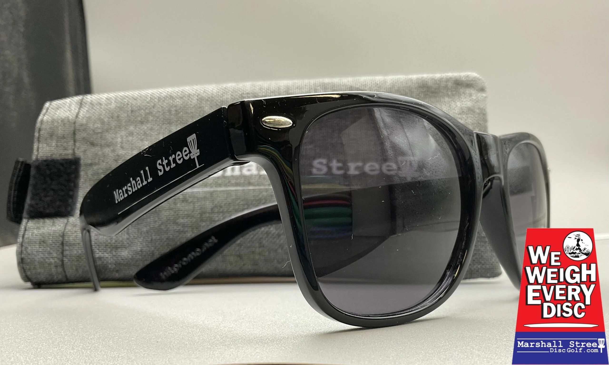 200426 Marshall Street Sunglasses in Pouch - Black with Gray Case