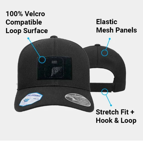 Pull Patch Pro-Formance Premium Curved Bill Flexfit + Adjustable Hat - Image 3