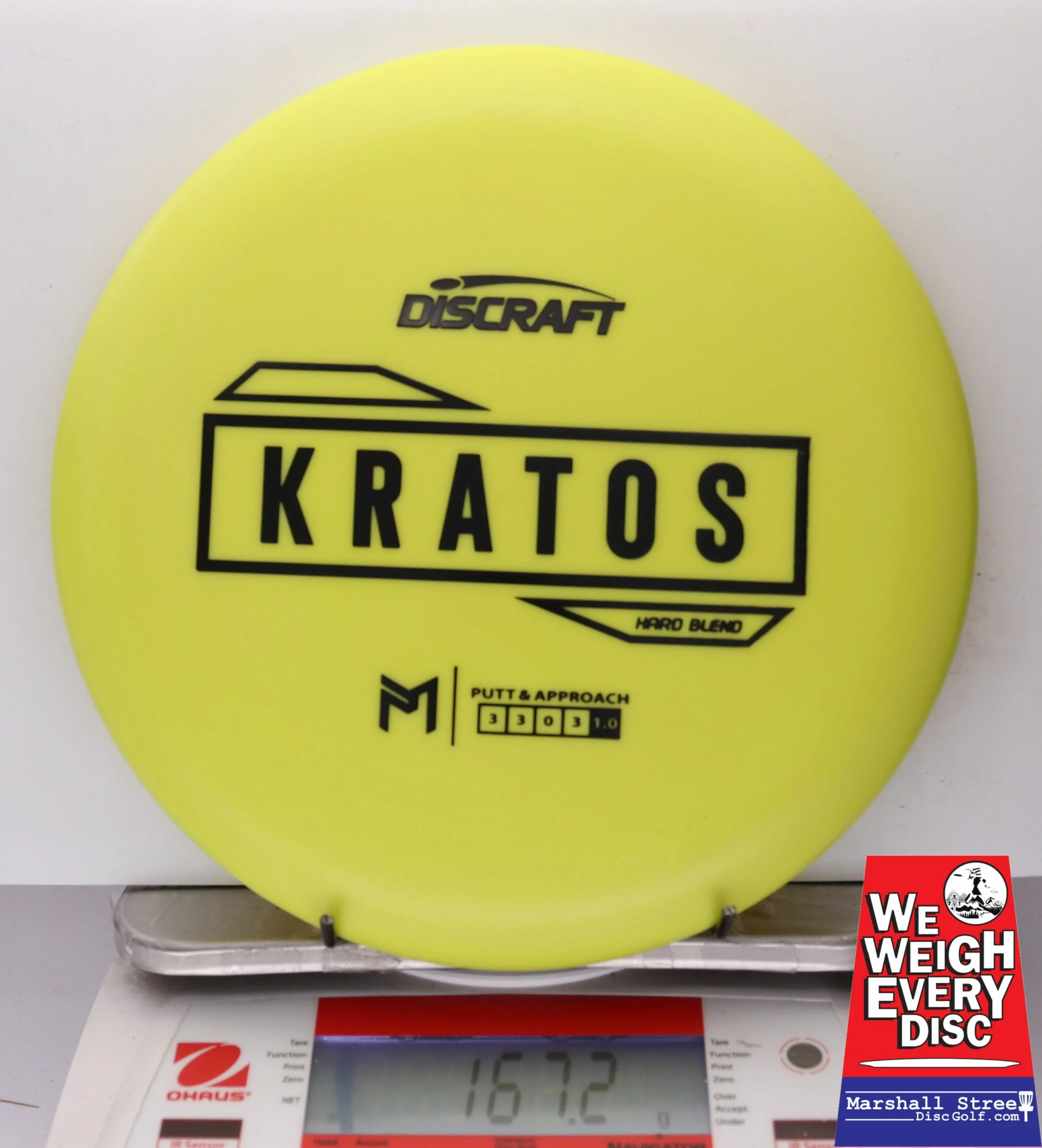 204409 Putter Line Hard Kratos, Paul McBeth - #02 Yellow, 167