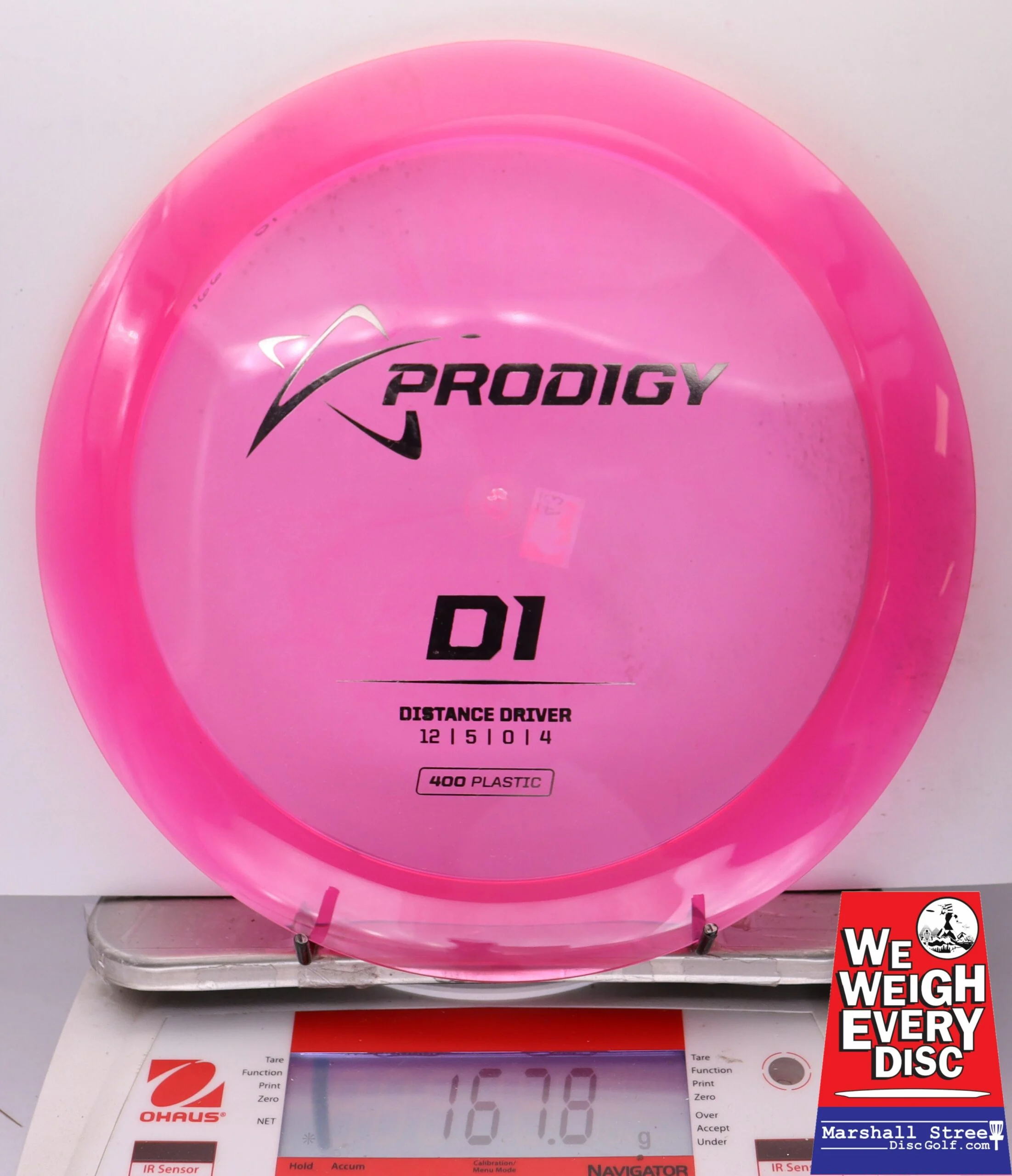 206299 Prodigy D1, 400 - #43 Pink, 168
