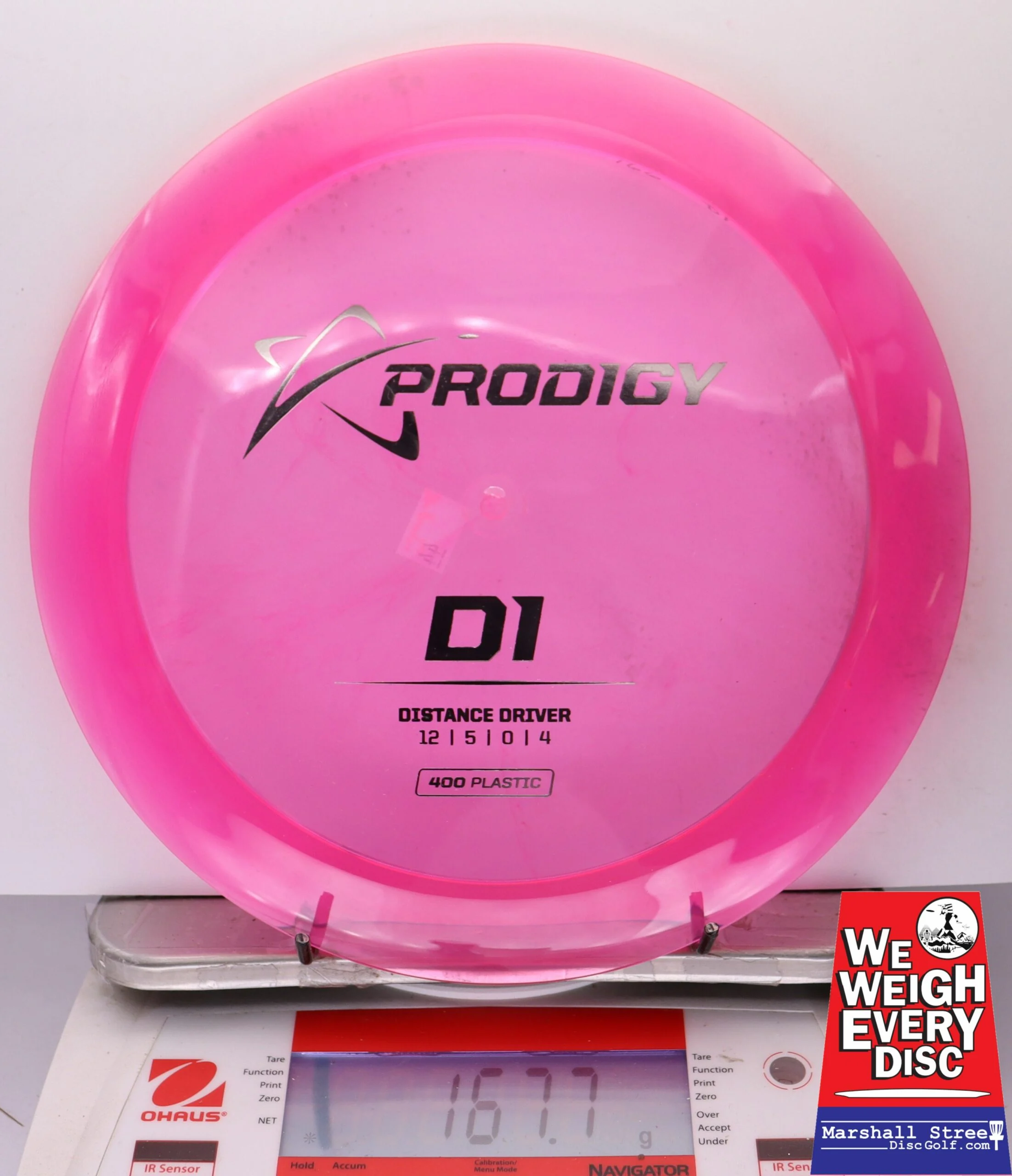 206300 Prodigy D1, 400 - #44 Pink, 168