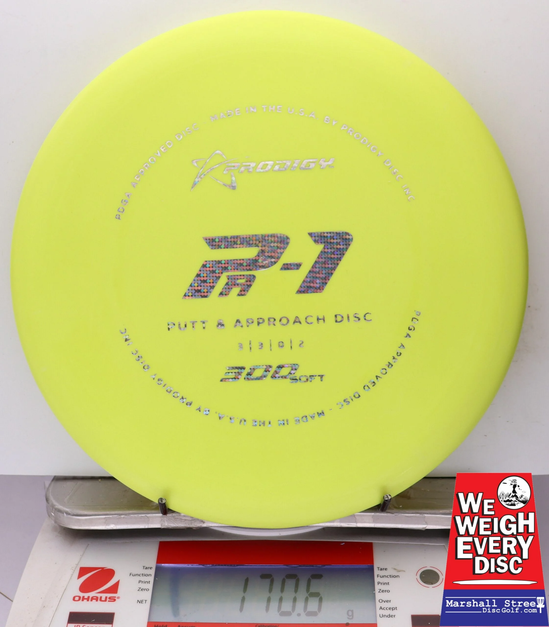 206985 Prodigy PA1, 300 Soft - #16 Yellow, 171