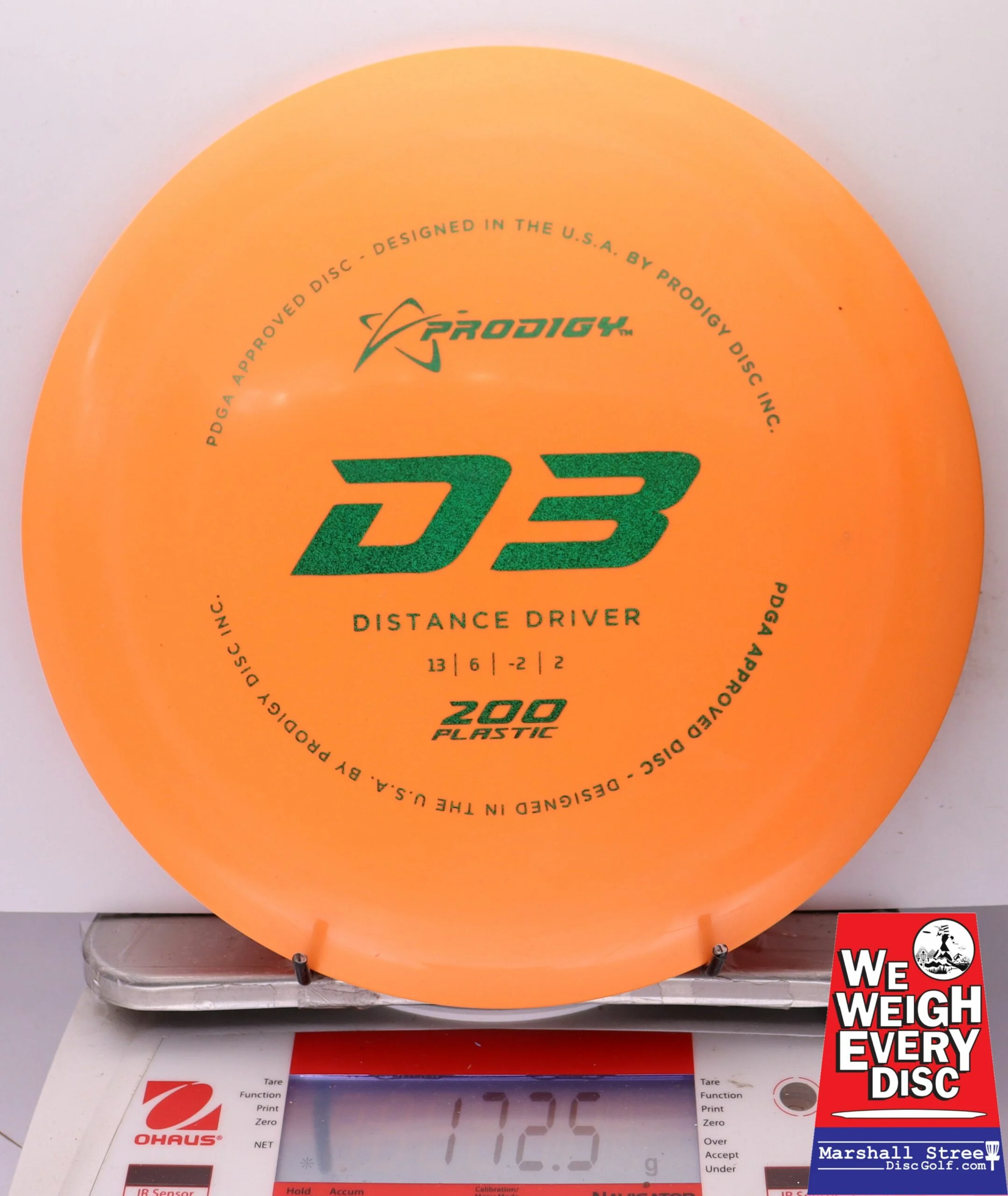 208070 Prodigy D3, 200 - #08 Orange, 173