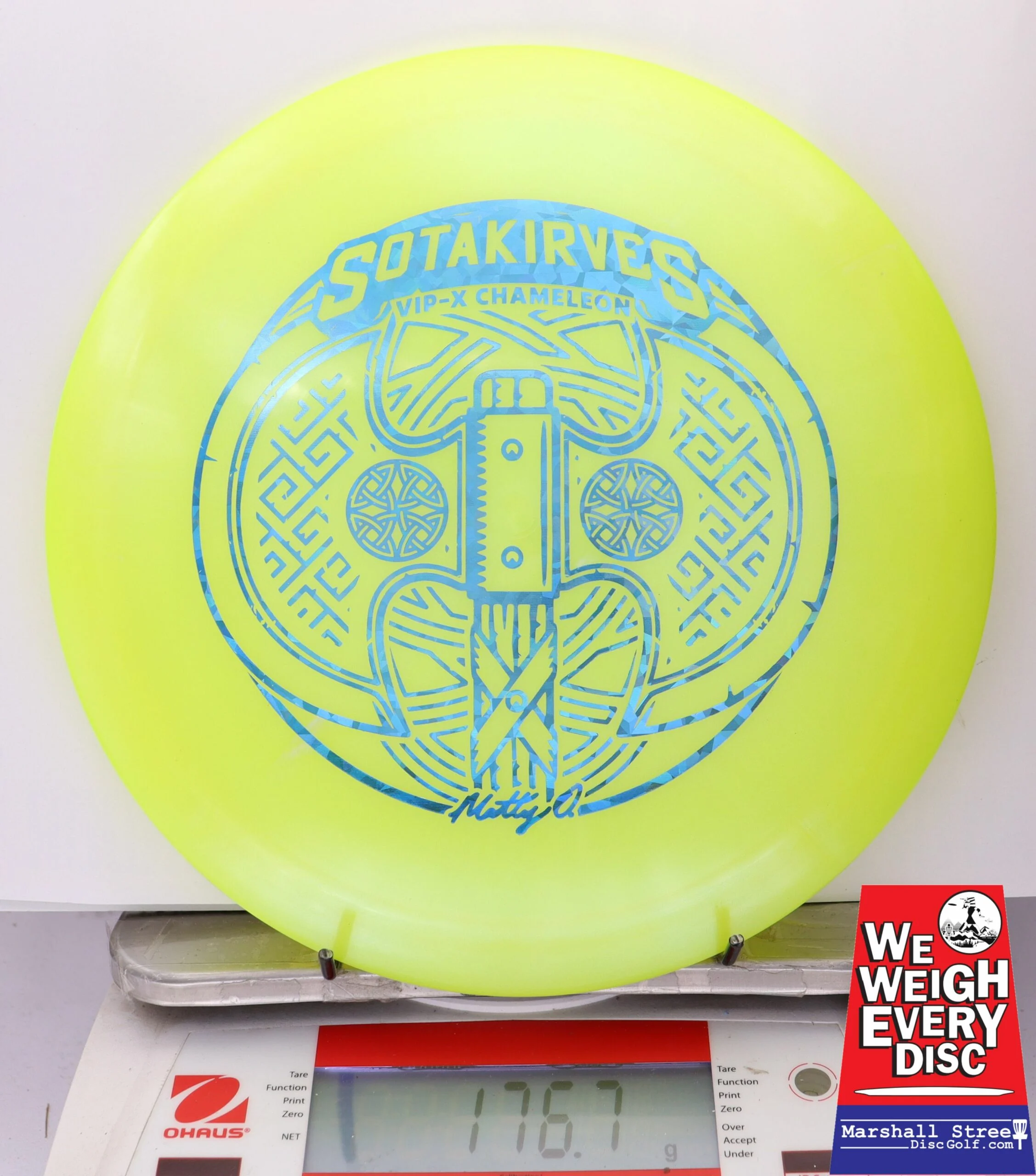211065 VIP-X Chameleon Hatchet, Matty O. 2024 - #03 NYellow, 177