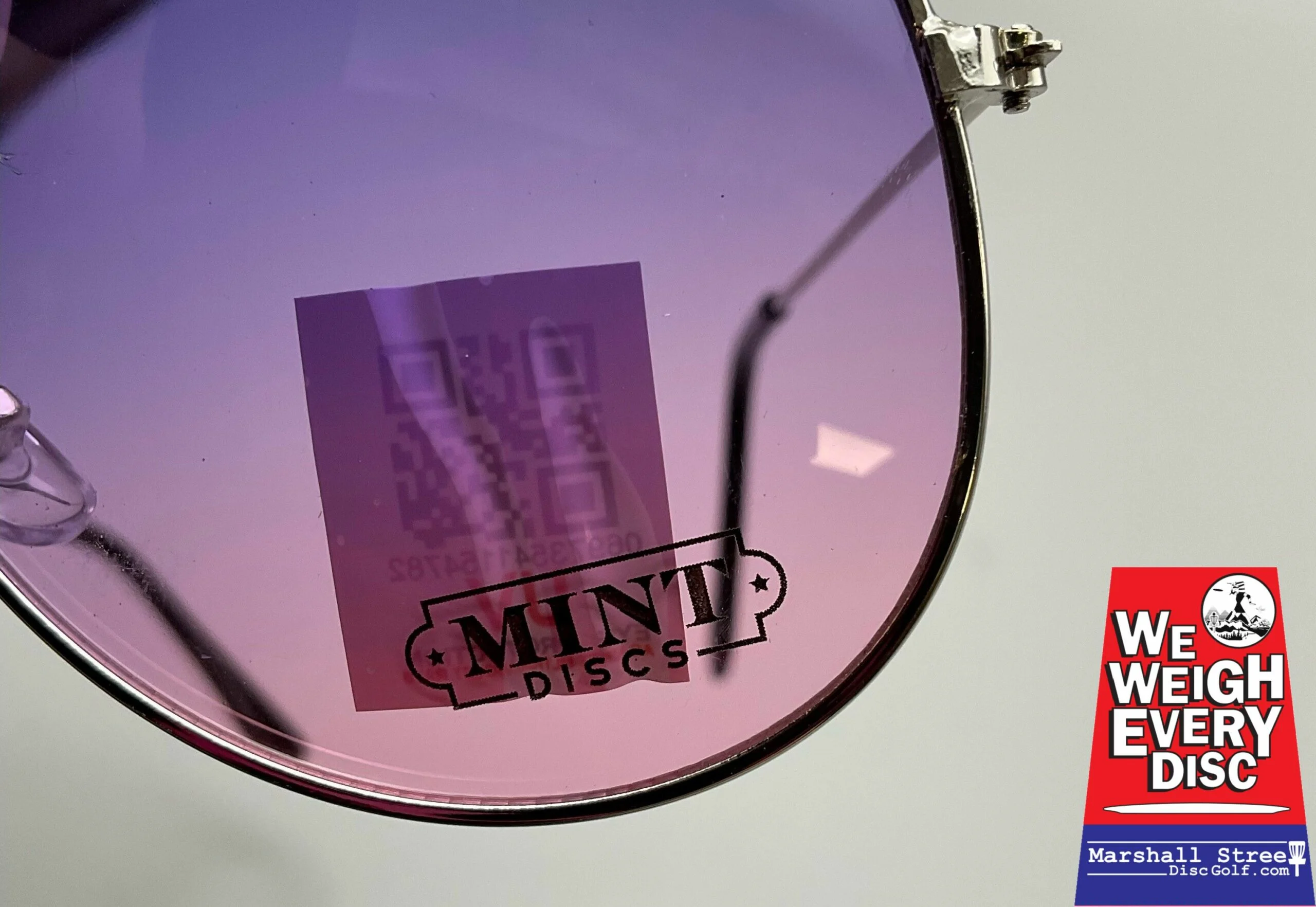 Mint Discs Logo Aviator Sunglasses - Image 2