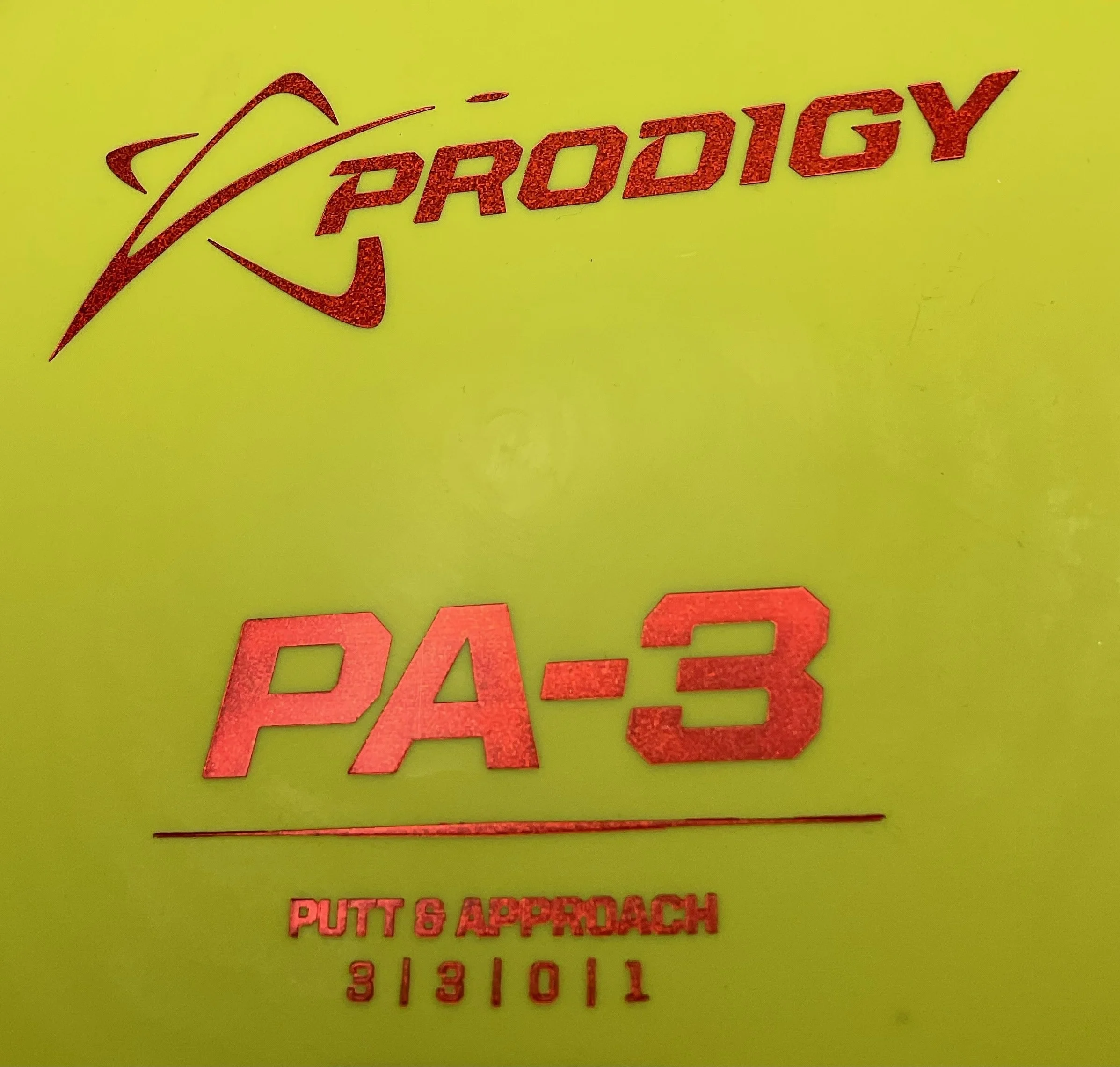 Prodigy Disc Name : PA-3