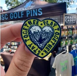 Play Together, Stay Together Disc Golf Pin