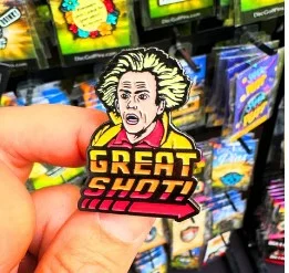 Great Shot! Disc Golf Pins