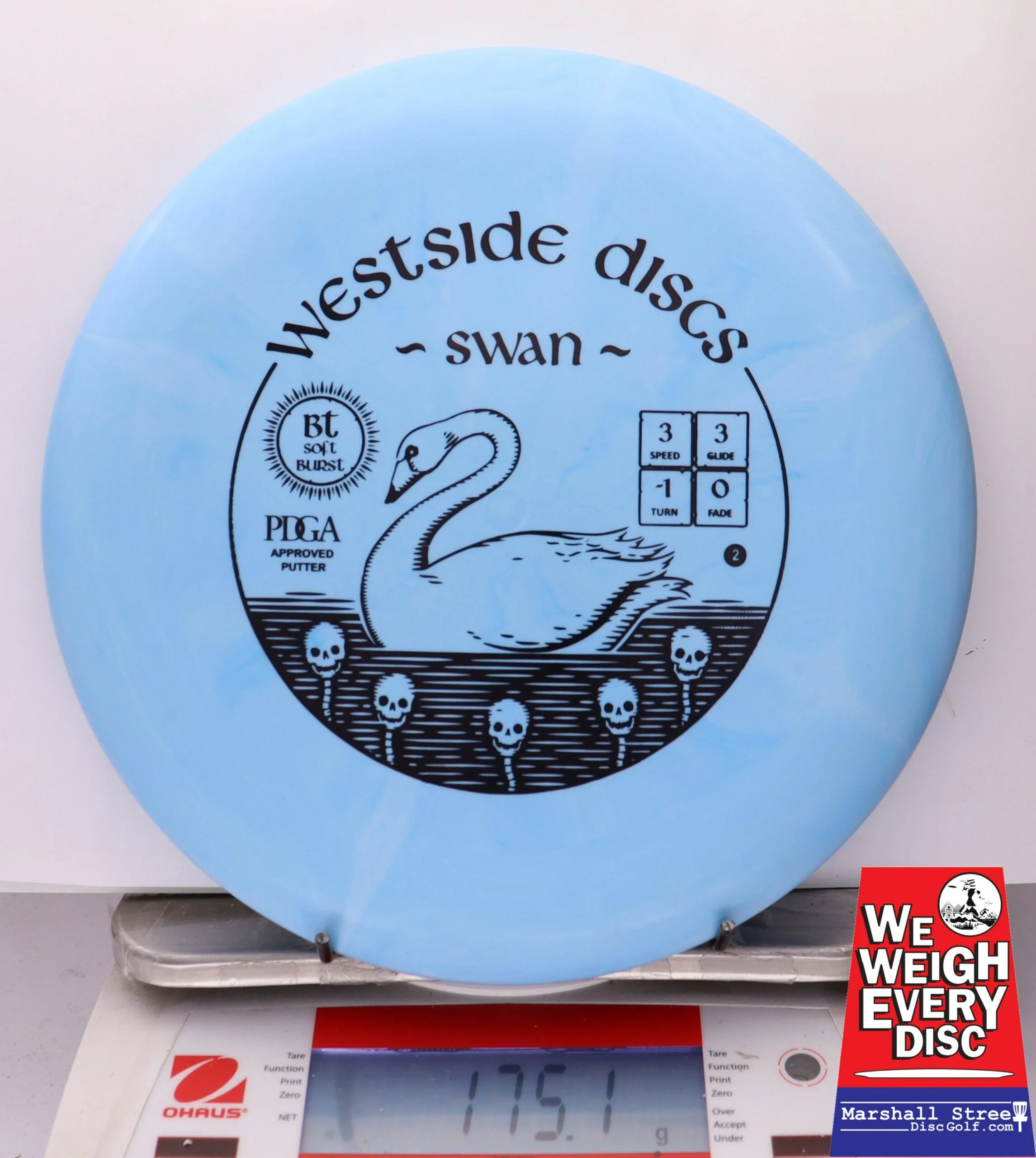 225179 Bt Soft Burst Swan 2 - #05 LtBlue, 175