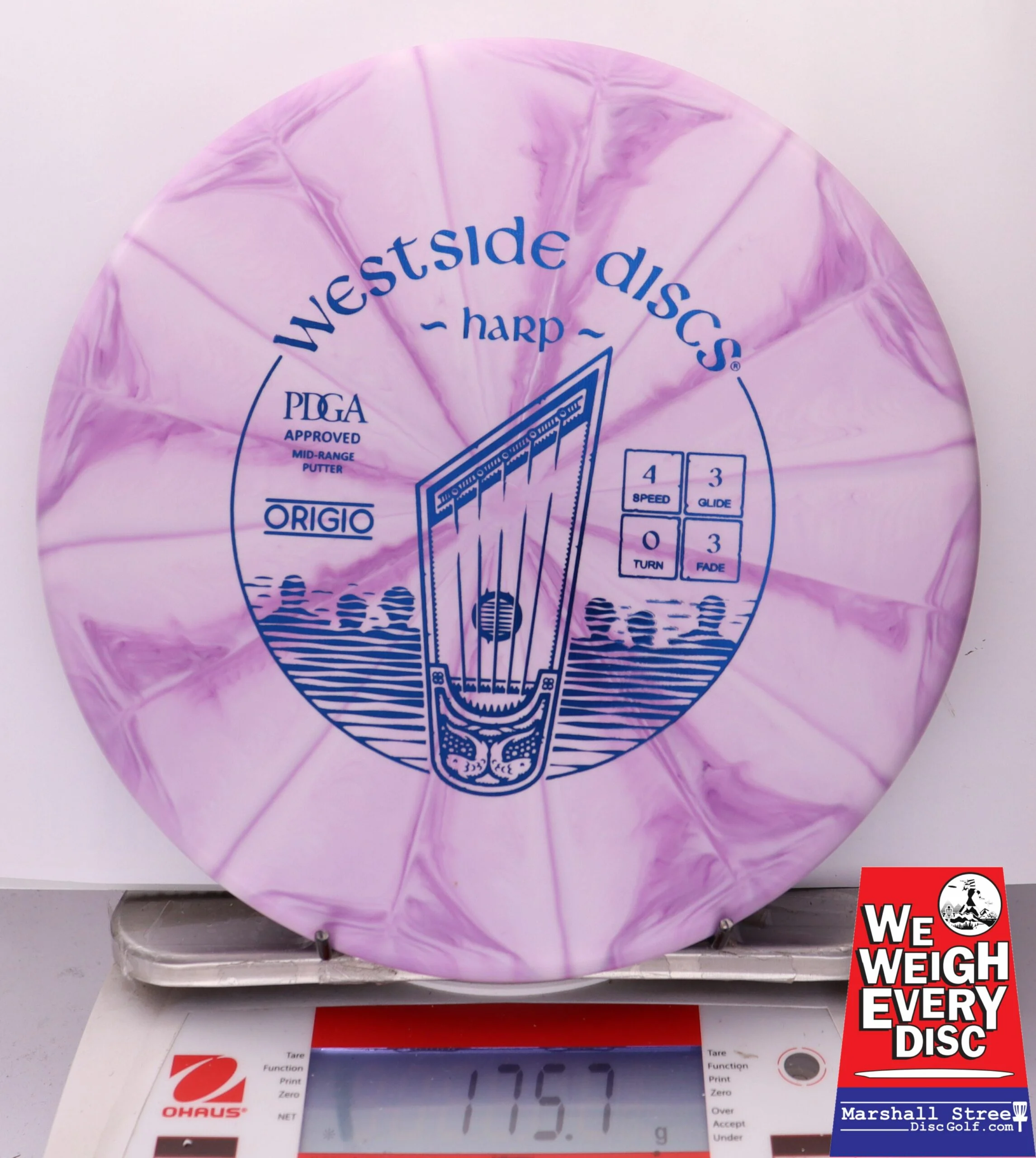225212 Origio Burst Harp - #26 LtPurple, 176