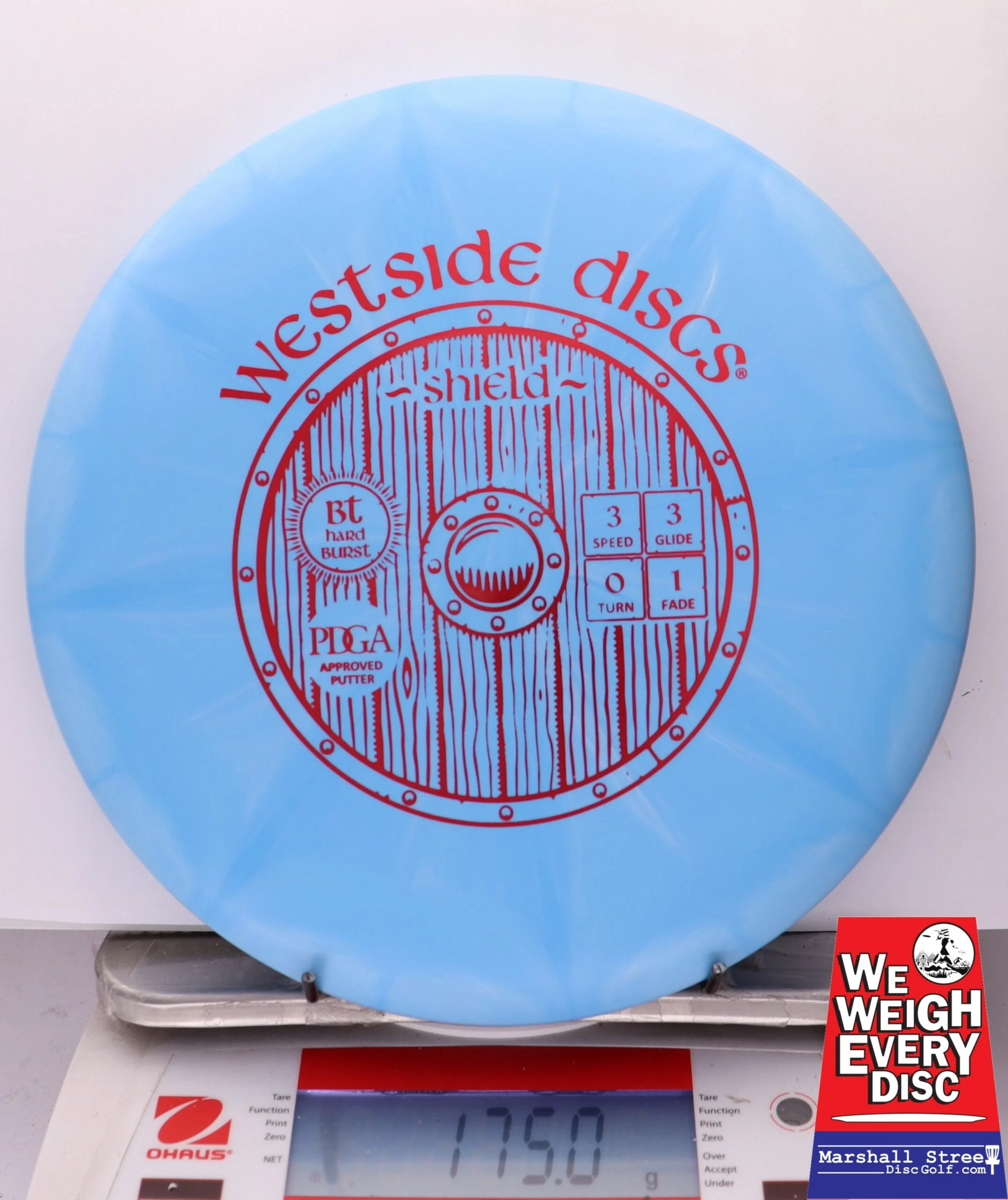 225269 Bt Hard Burst Shield - #43 Blue, 175