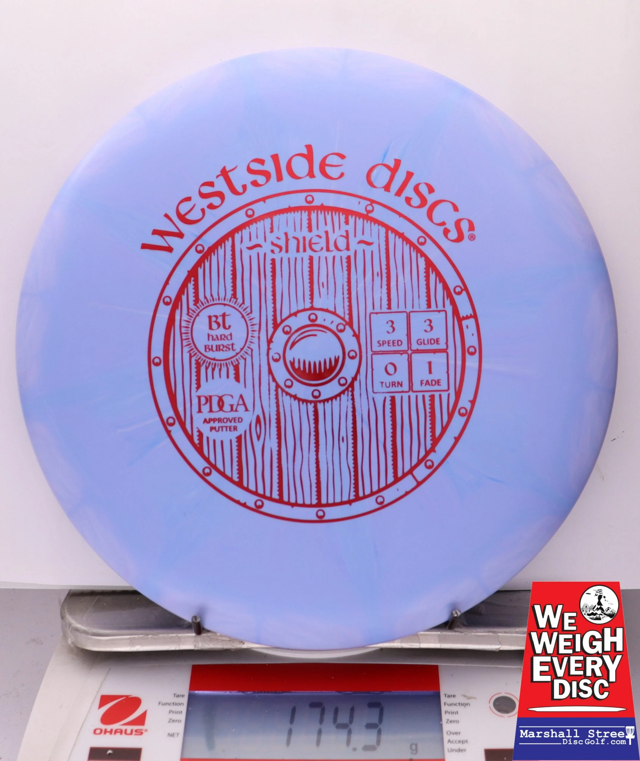 225271 Bt Hard Burst Shield - #44 Purple, 174