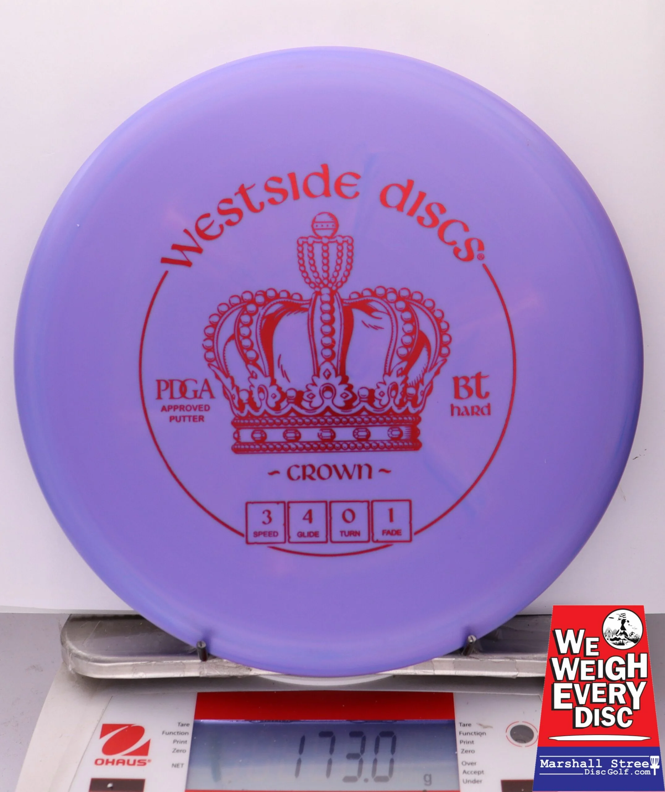 225364 Bt Hard Crown - #50 Purple, 173