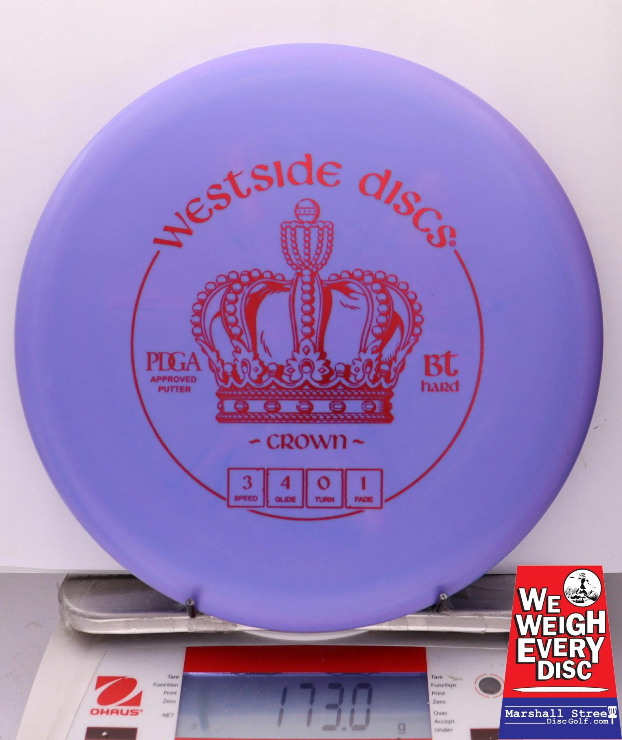 225367 Bt Hard Crown - #51 Purple, 173