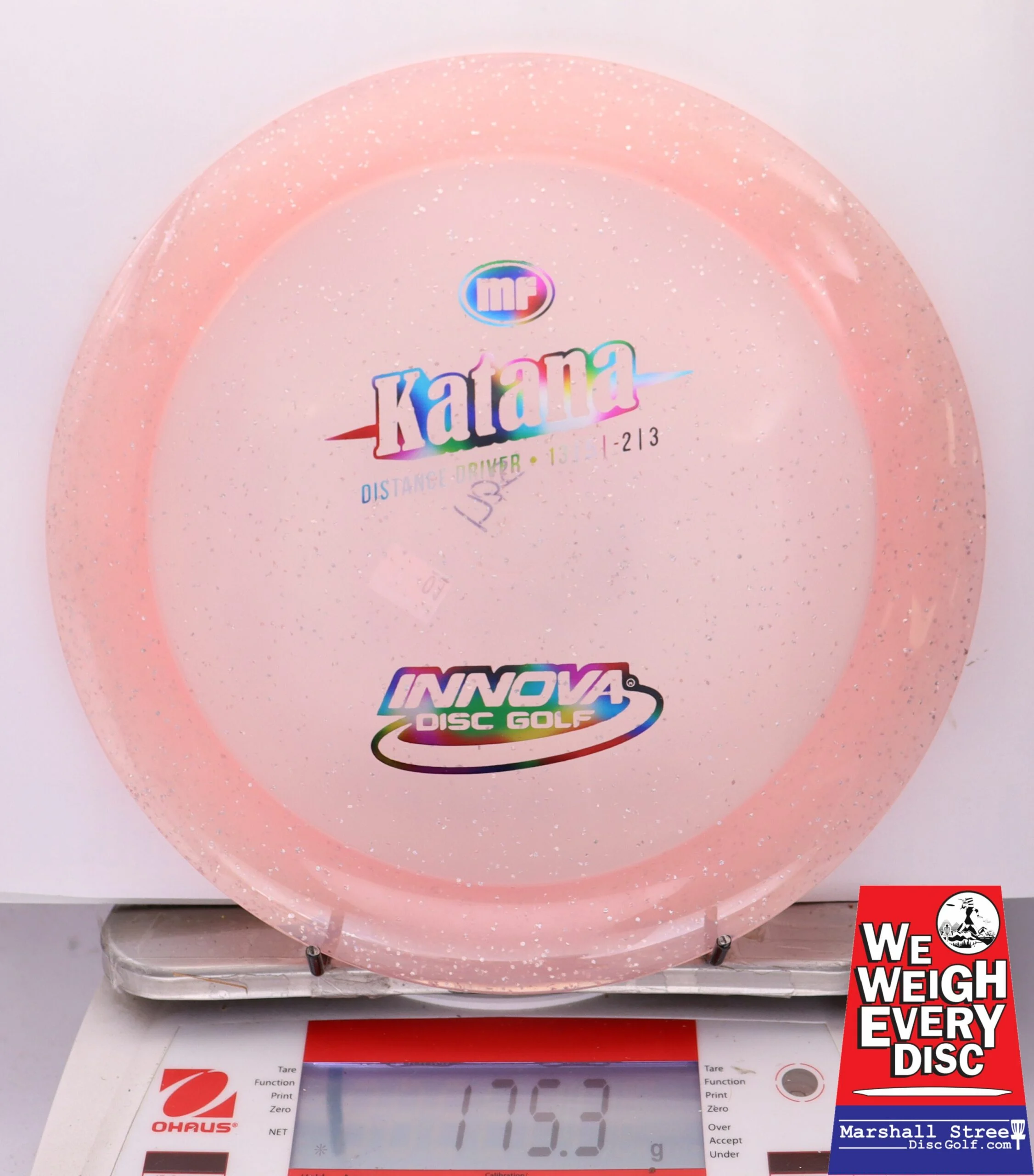 227707 Metal Flake Champion Katana - #01 Pink, 175