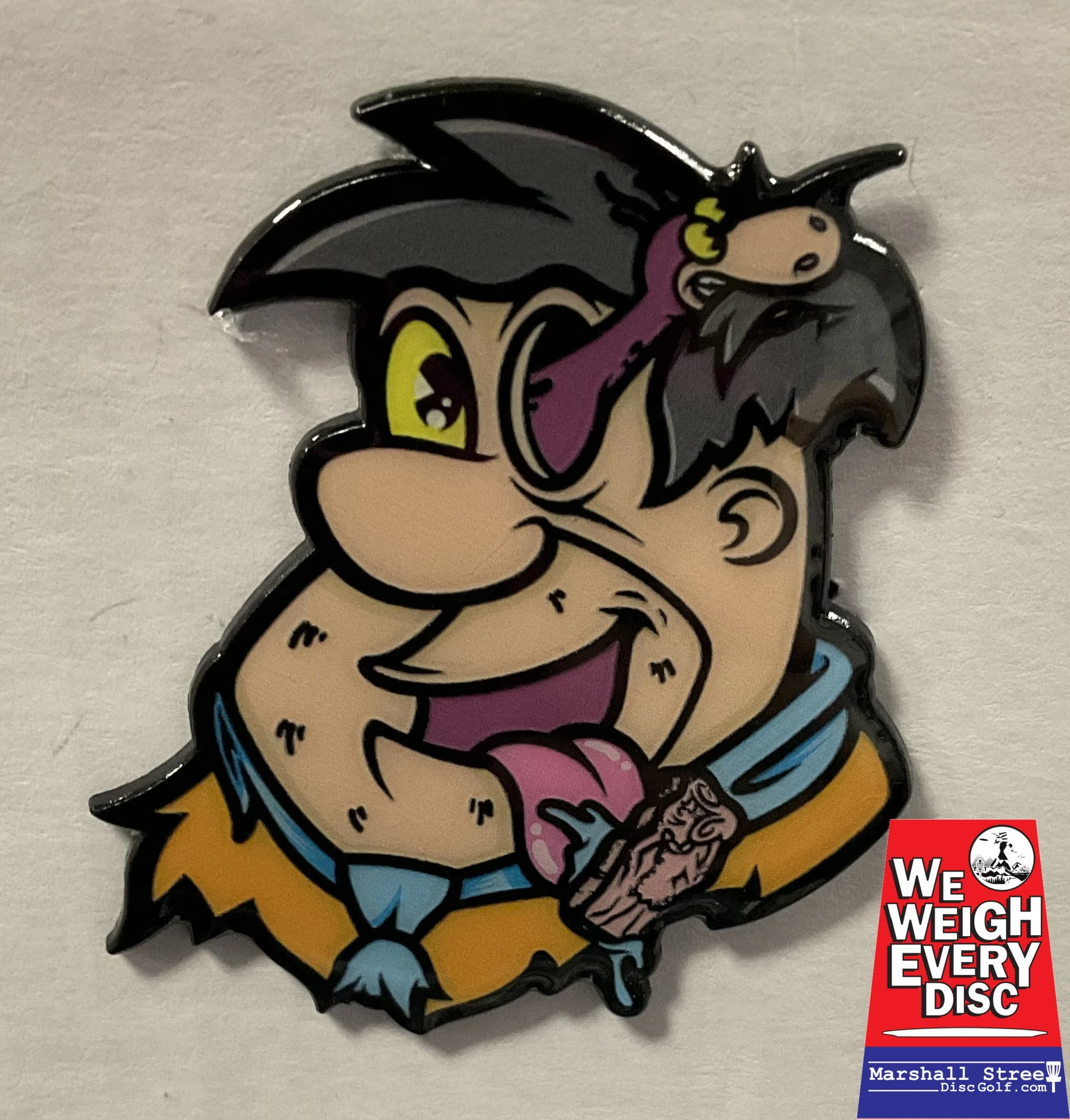 Defaced Fred Flintstone, Pins by Festi Daze