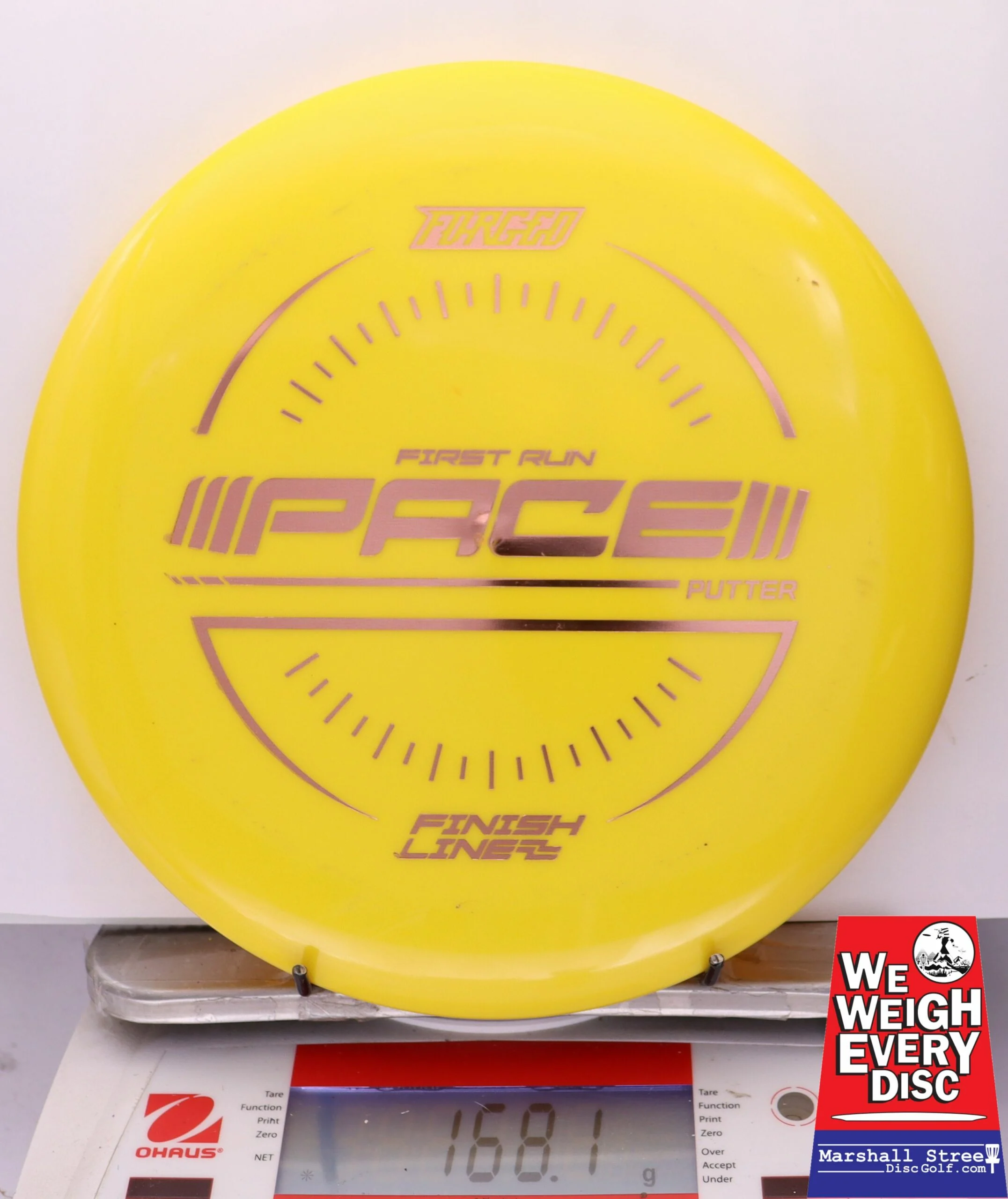 229528 Forged Pace, 1st Run - #01 Yellow, 168