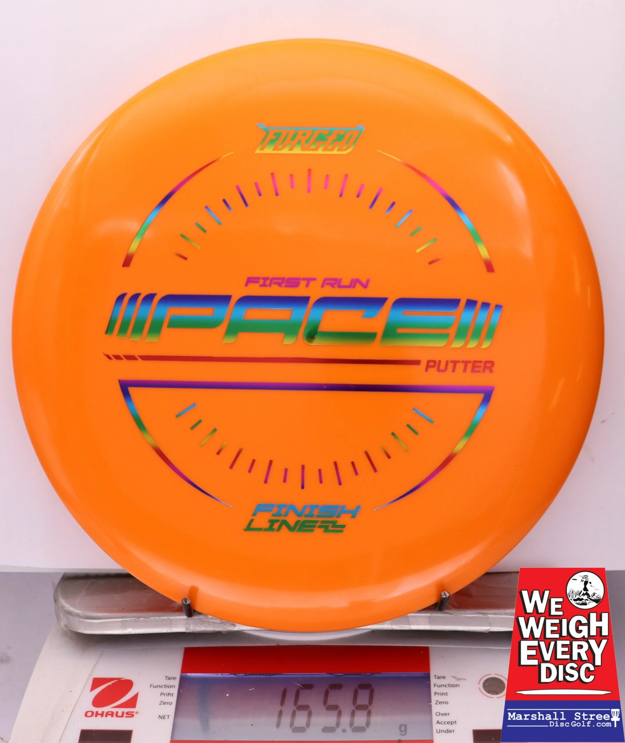229534 Forged Pace, 1st Run - #07 Orange, 166