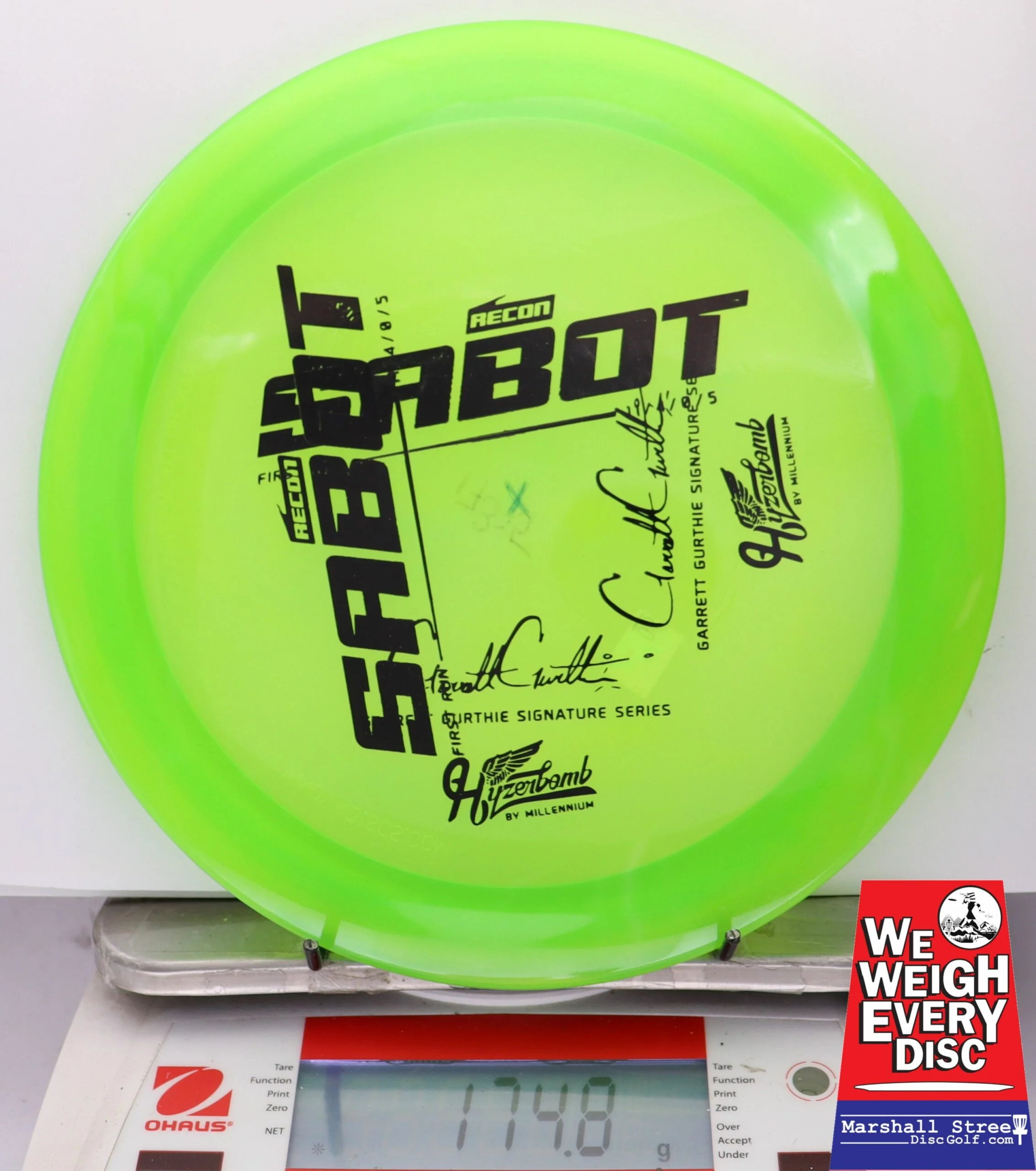 230322 X-Out Hyzerbomb Recon Sabot - #06 NGreen, 175