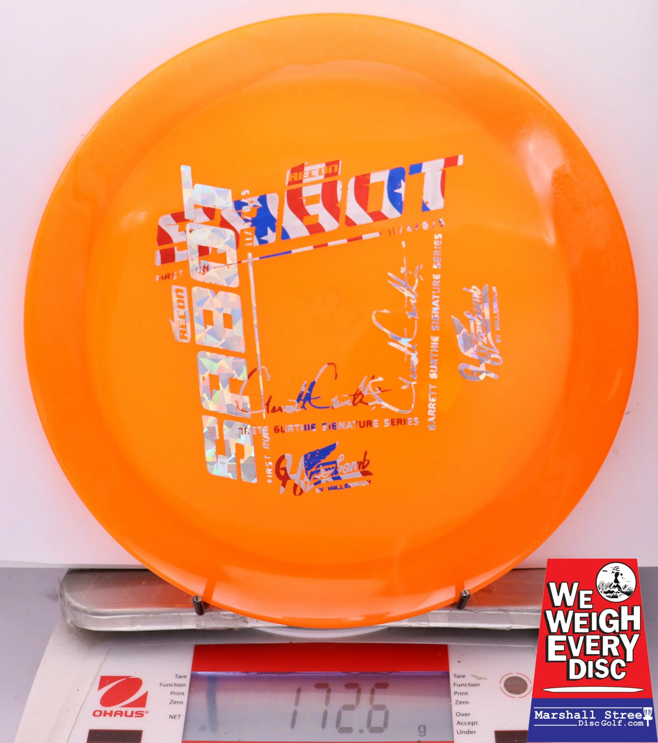 230331 X-Out Hyzerbomb Recon Sabot - #11 Orange, 173