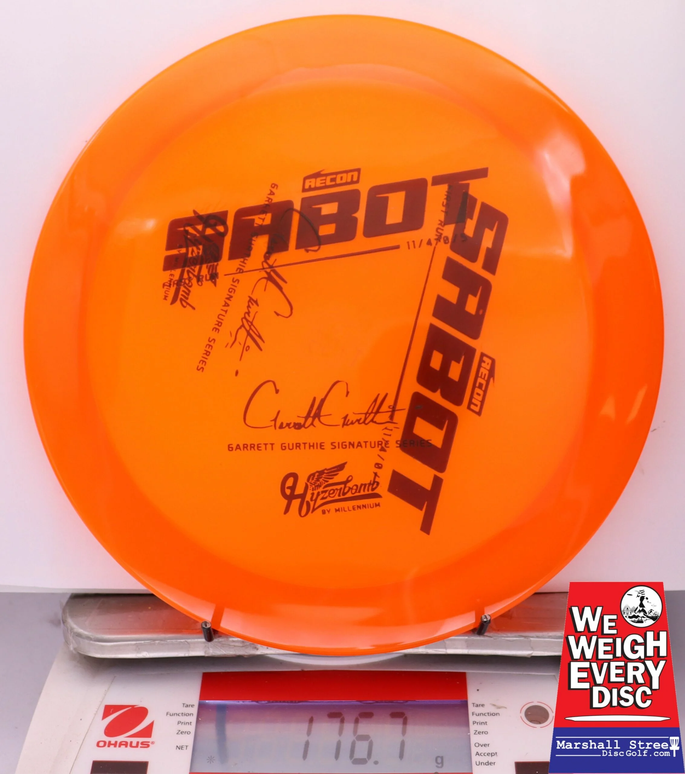 230334 X-Out Hyzerbomb Recon Sabot - #12 Orange, 177