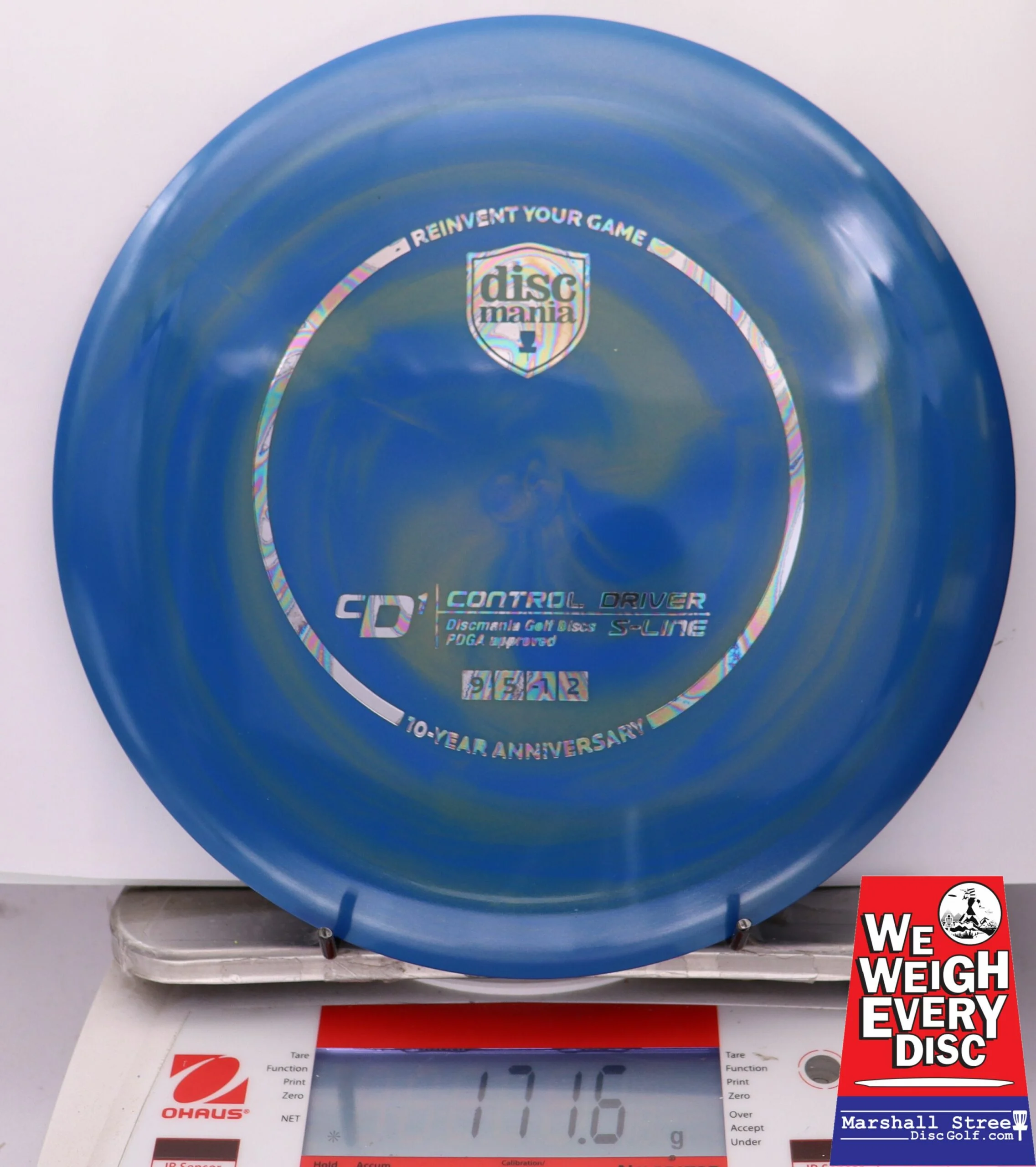 230698 Golden Swirl S-Line CD1, 10 Year Anniversary - #10 BlueGold, 172
