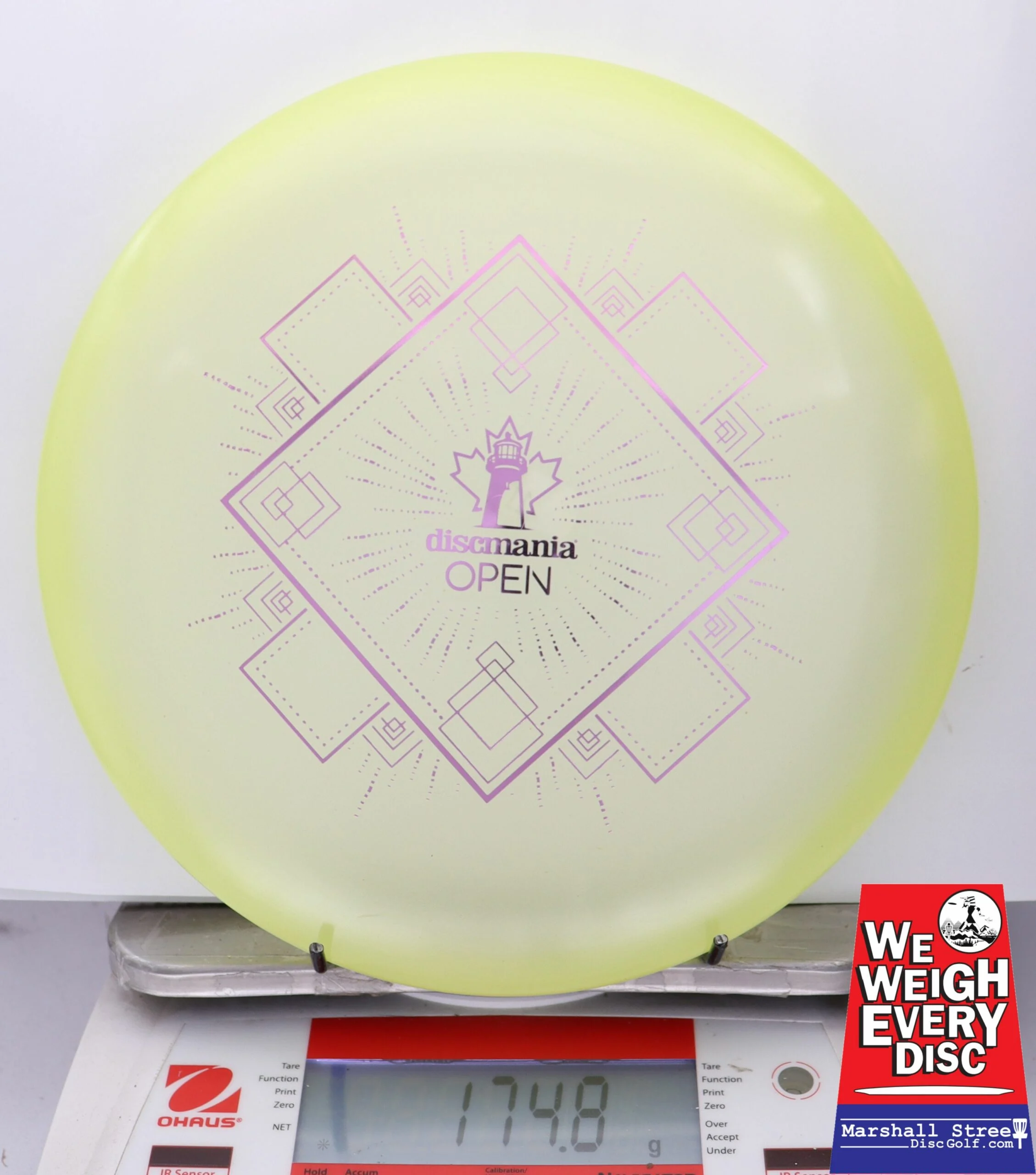 230907 Color Glow C-Line P2, Discmania Open '23 - #11 YellowGlow, 175