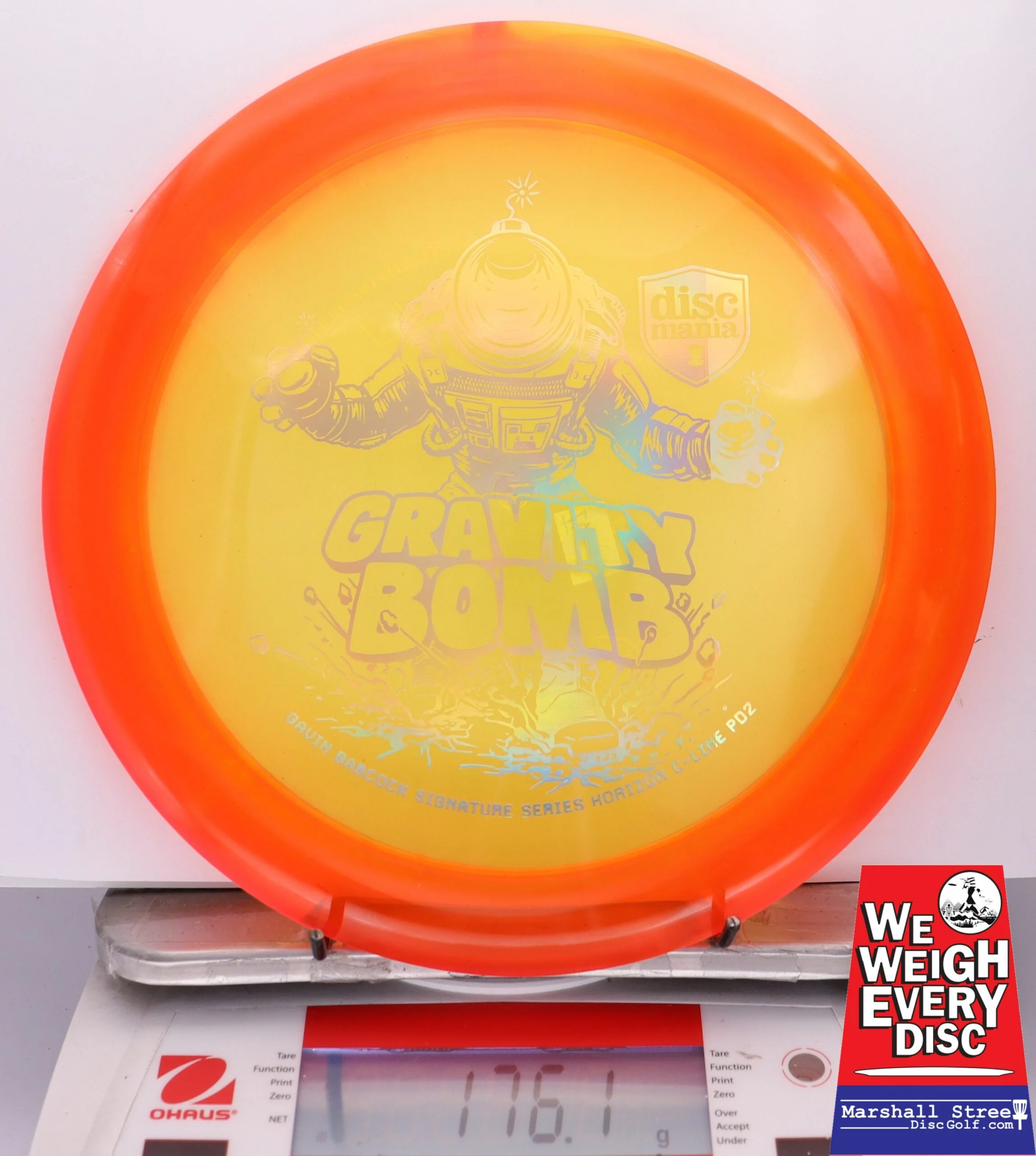 231523 Horizon C-Line PD2, Gavin Babcock Signature Series - Gravity Bomb - #17 Orange-Yellow, 176