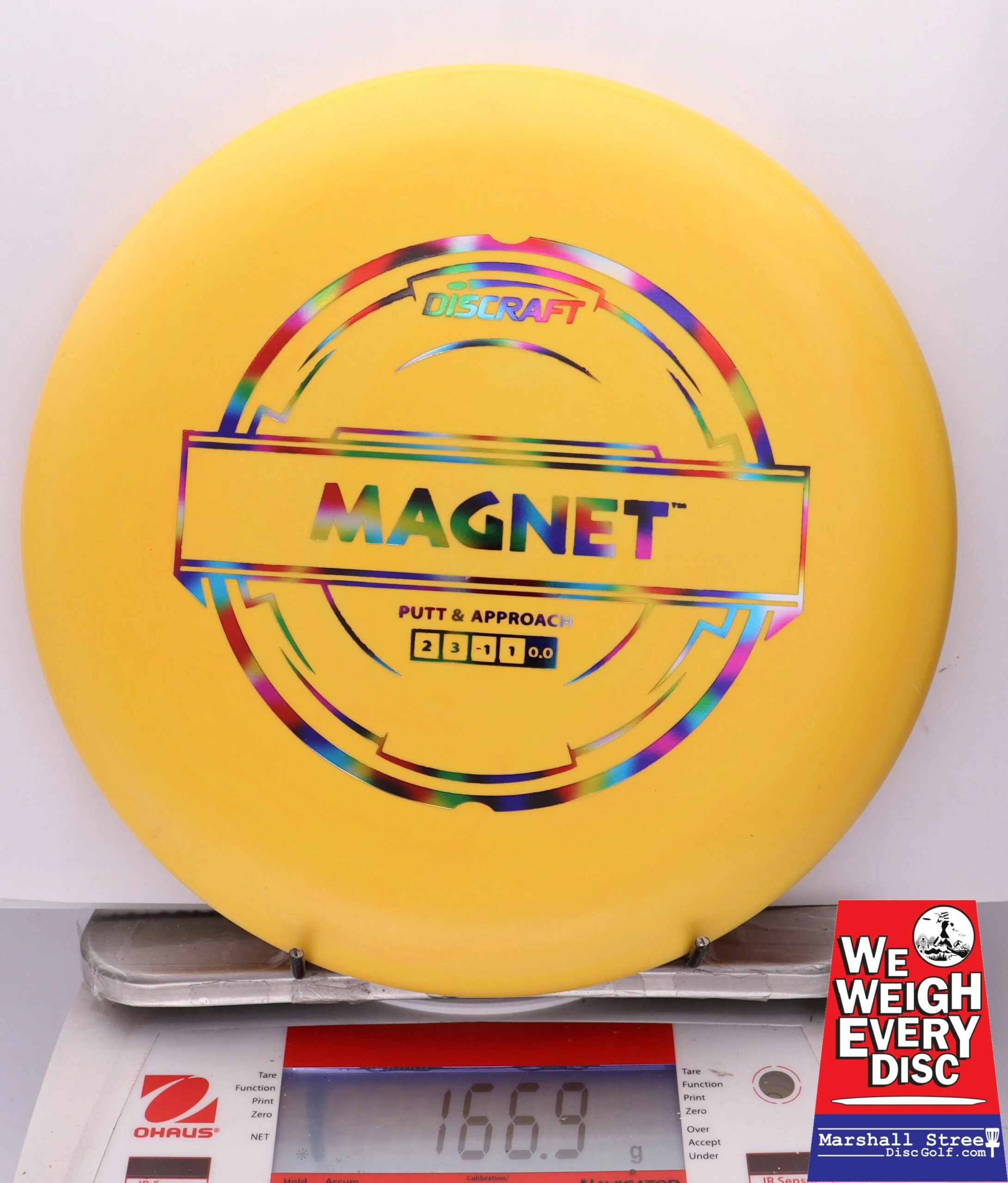 233728 Putter Line Hard Magnet - #17 Yellow, 167