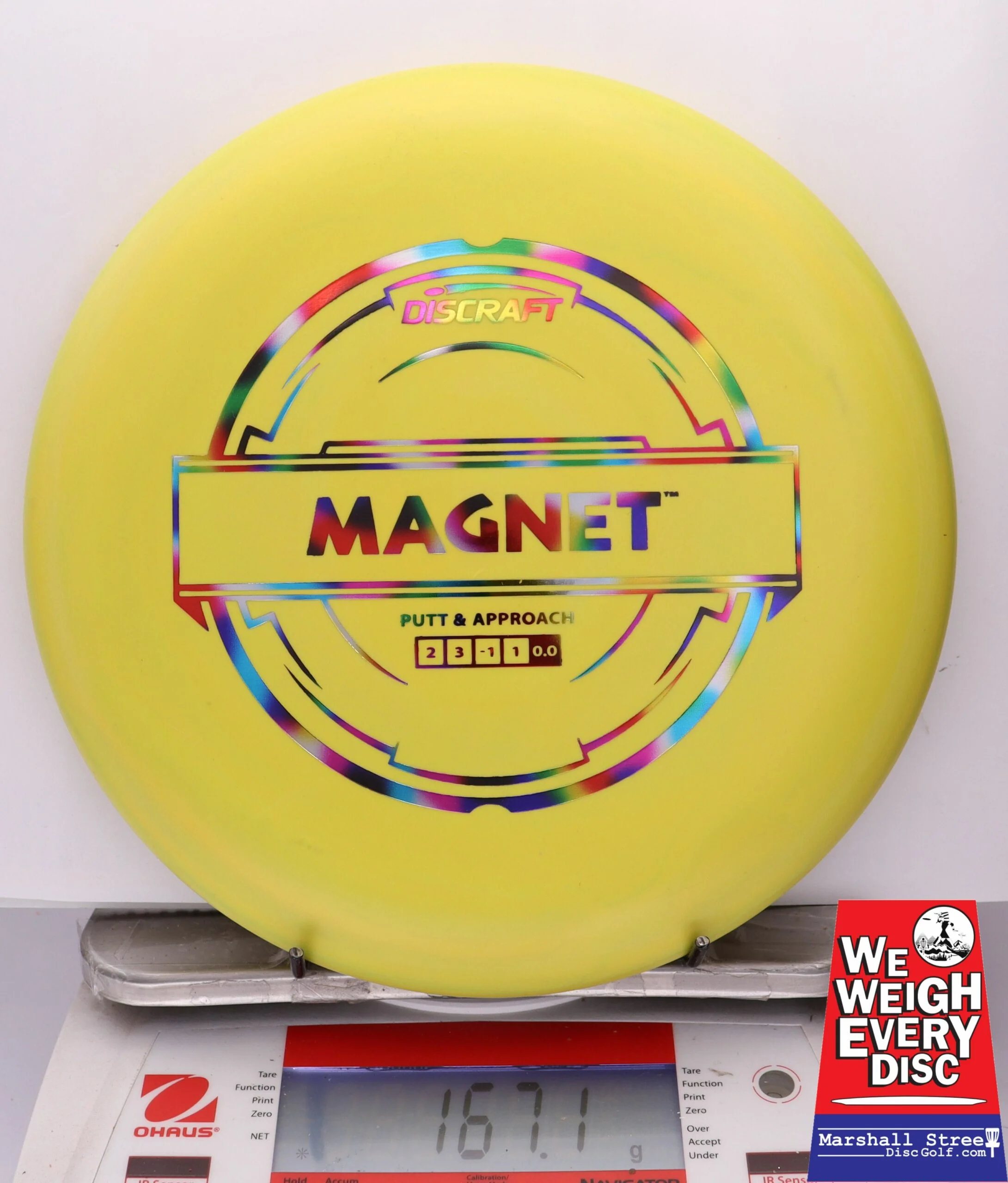 233730 Putter Line Hard Magnet - #19 Yellow, 167