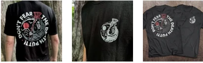 Don't Fear the Death Putt Disc Golf Shirt