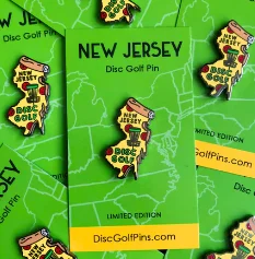 New Jersey Disc Golf Pin