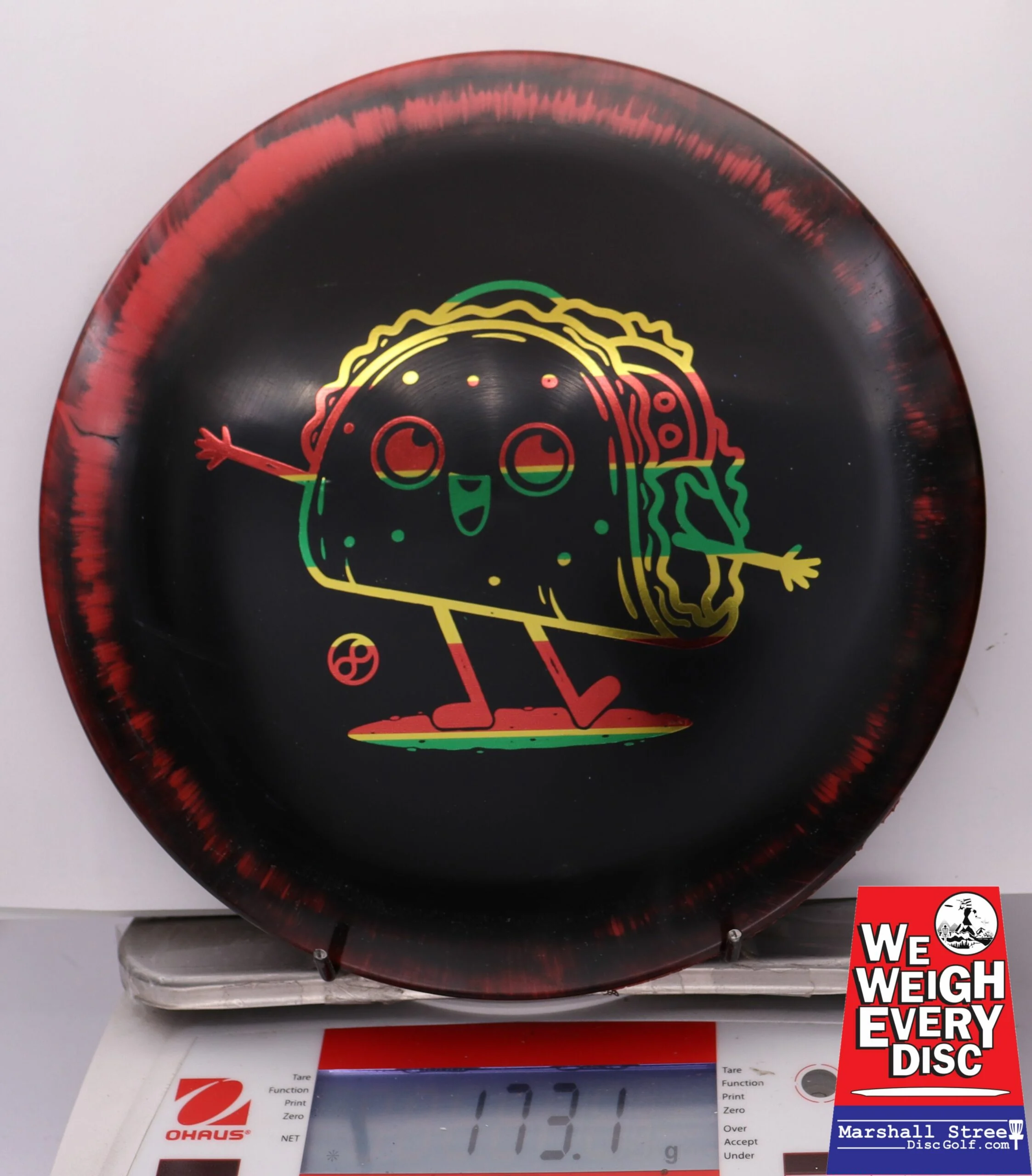 245565 X-Out Halo S-Blend Slab - #08 Red-Black, 173