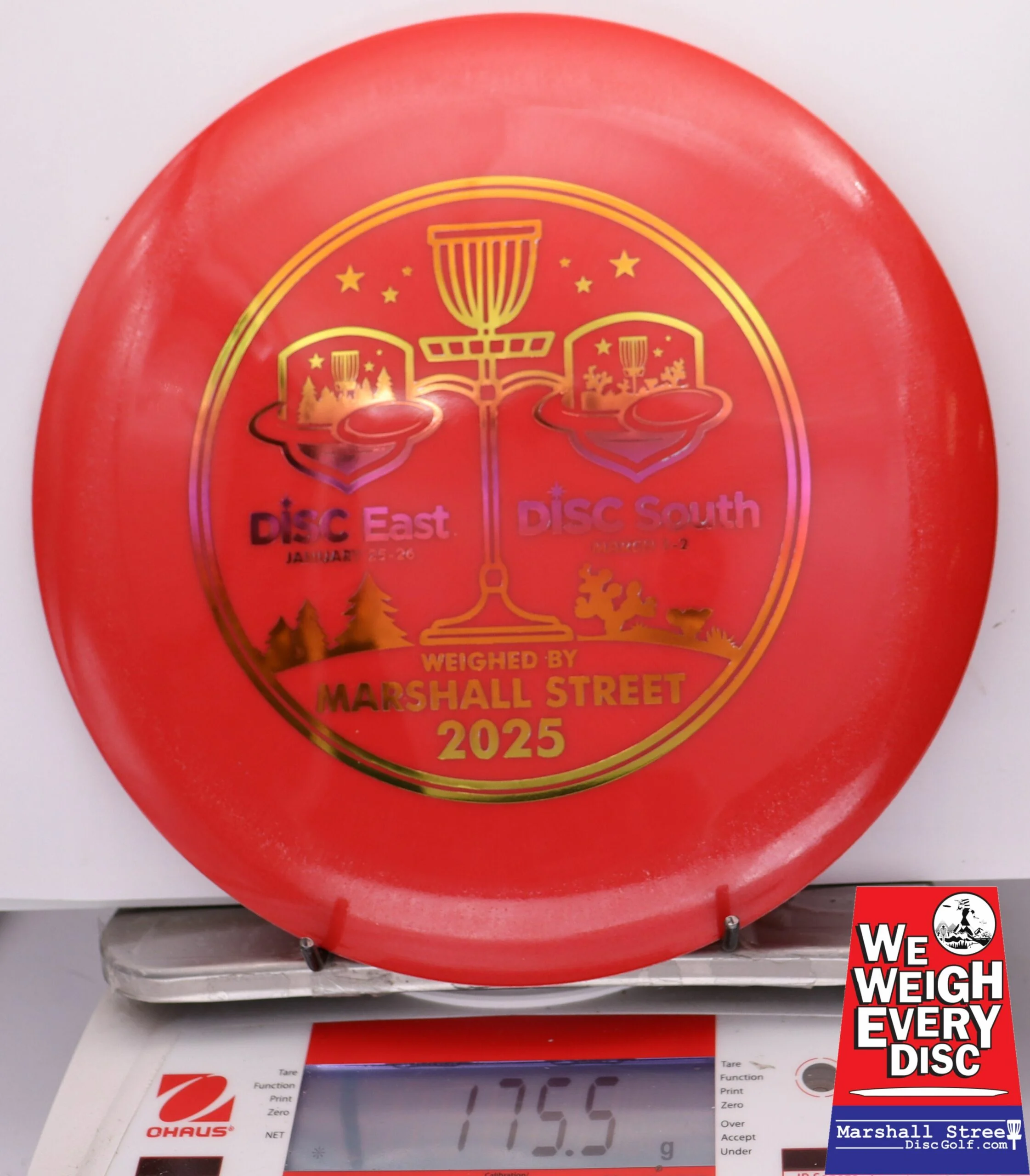 246710 GStar Racer Disc Golf Expo 2025 - #01 Red, 176