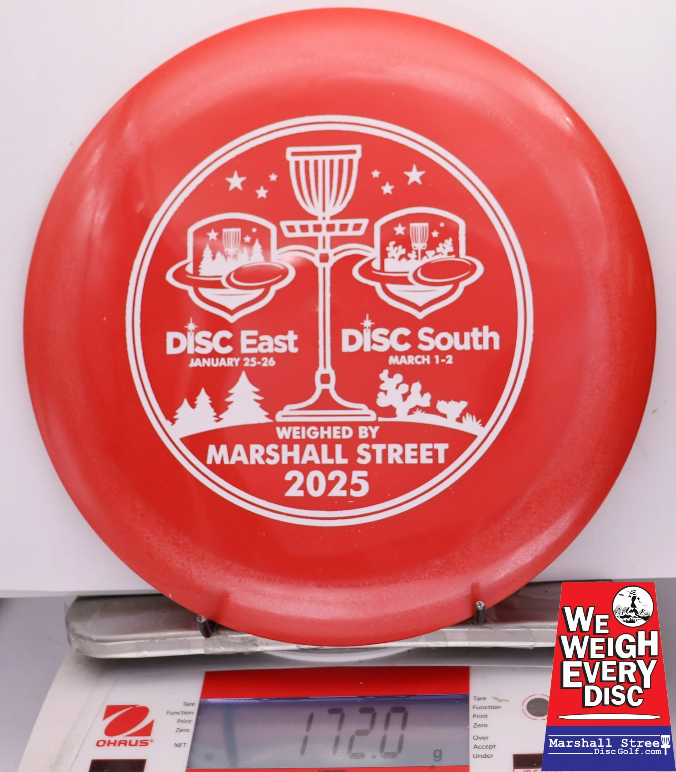246713 GStar Racer Disc Golf Expo 2025 - #04 Red, 172