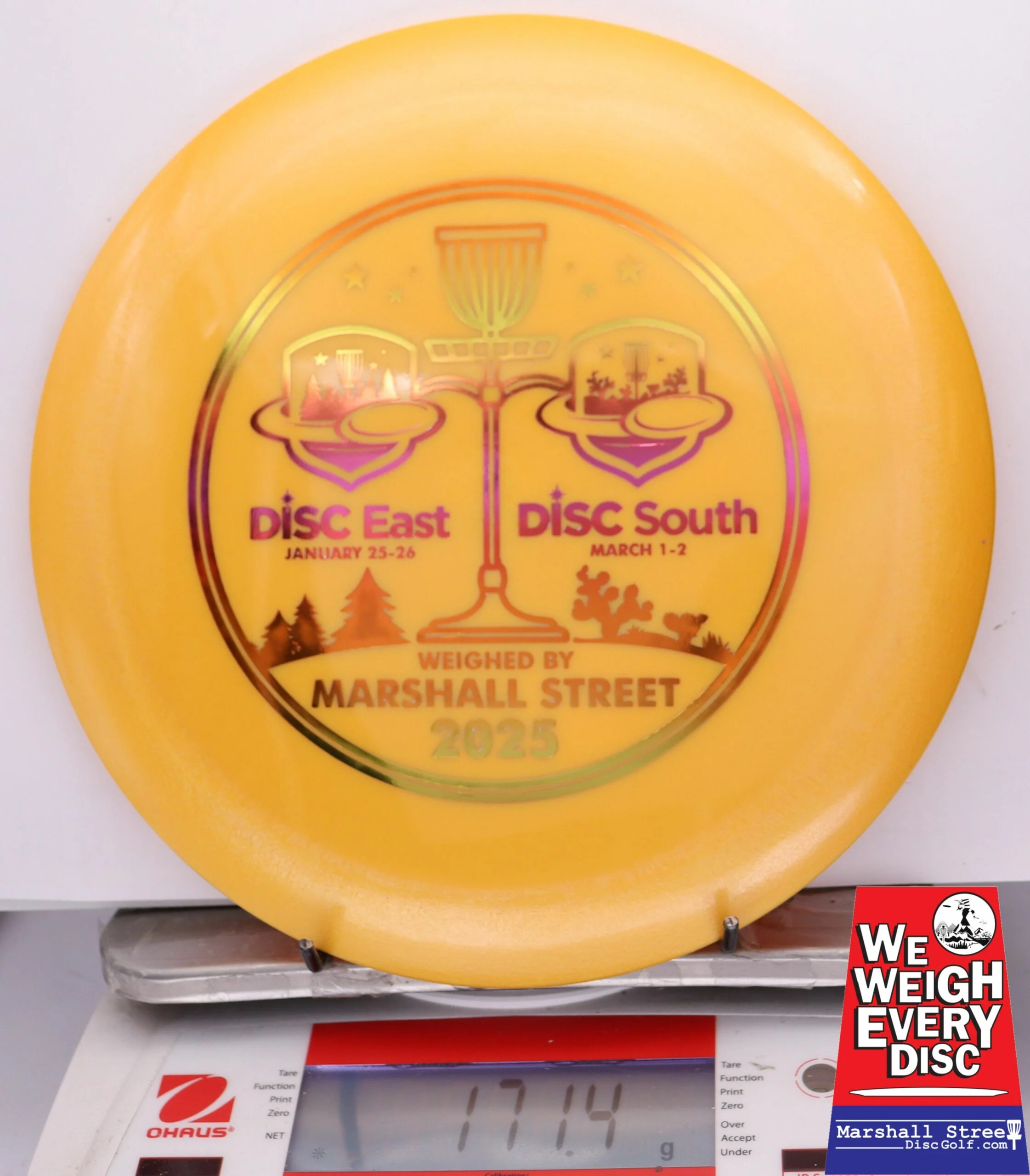 246718 GStar Racer Disc Golf Expo 2025 - #09 Yellow, 171