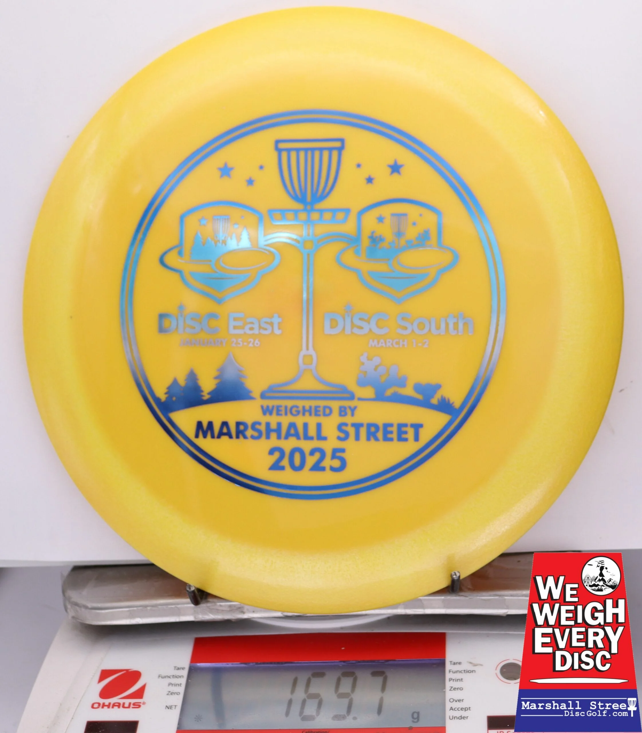 246723 GStar Racer Disc Golf Expo 2025 - #14 Yellow, 170