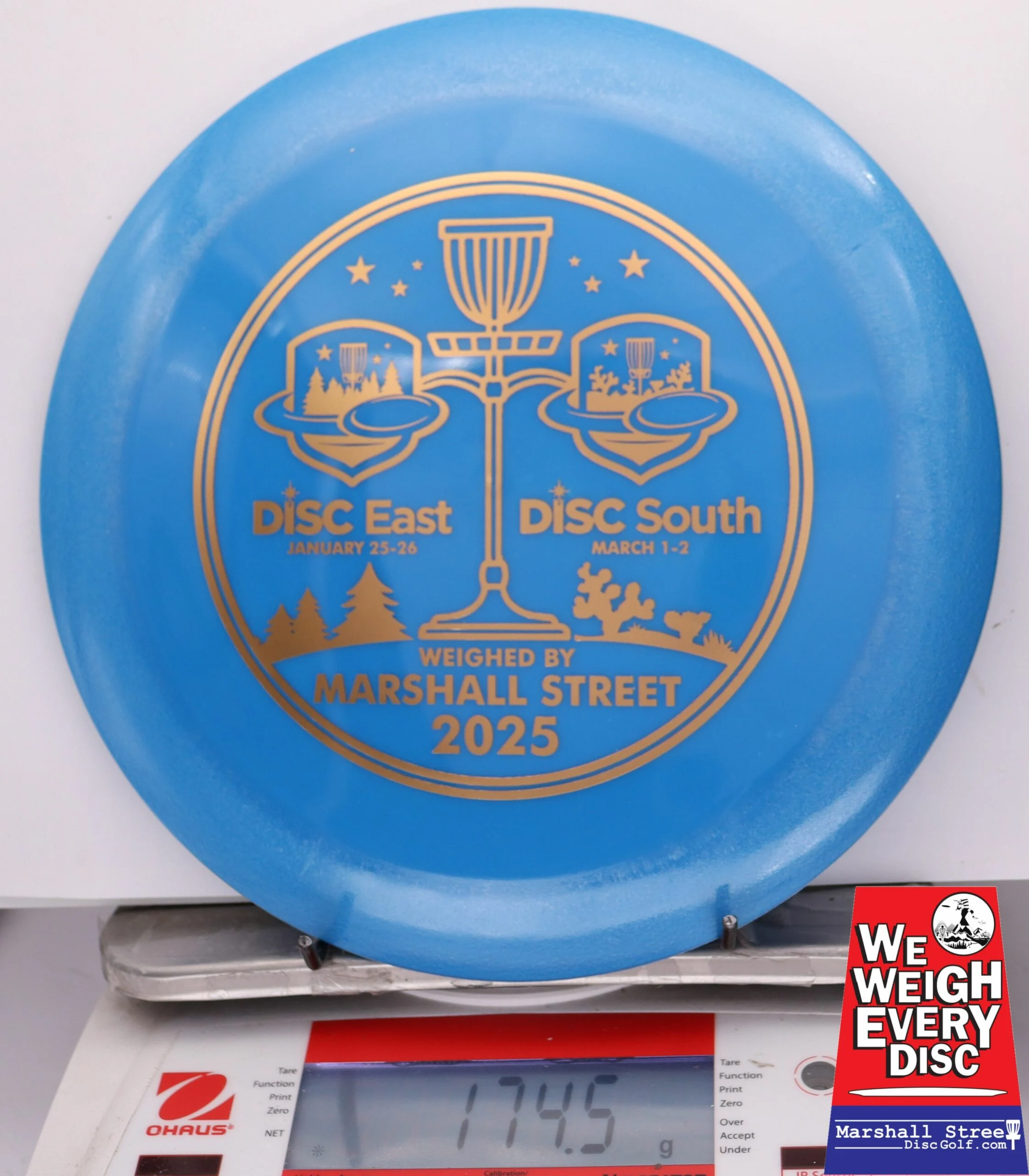246725 GStar Racer Disc Golf Expo 2025 - #16 Blue, 175